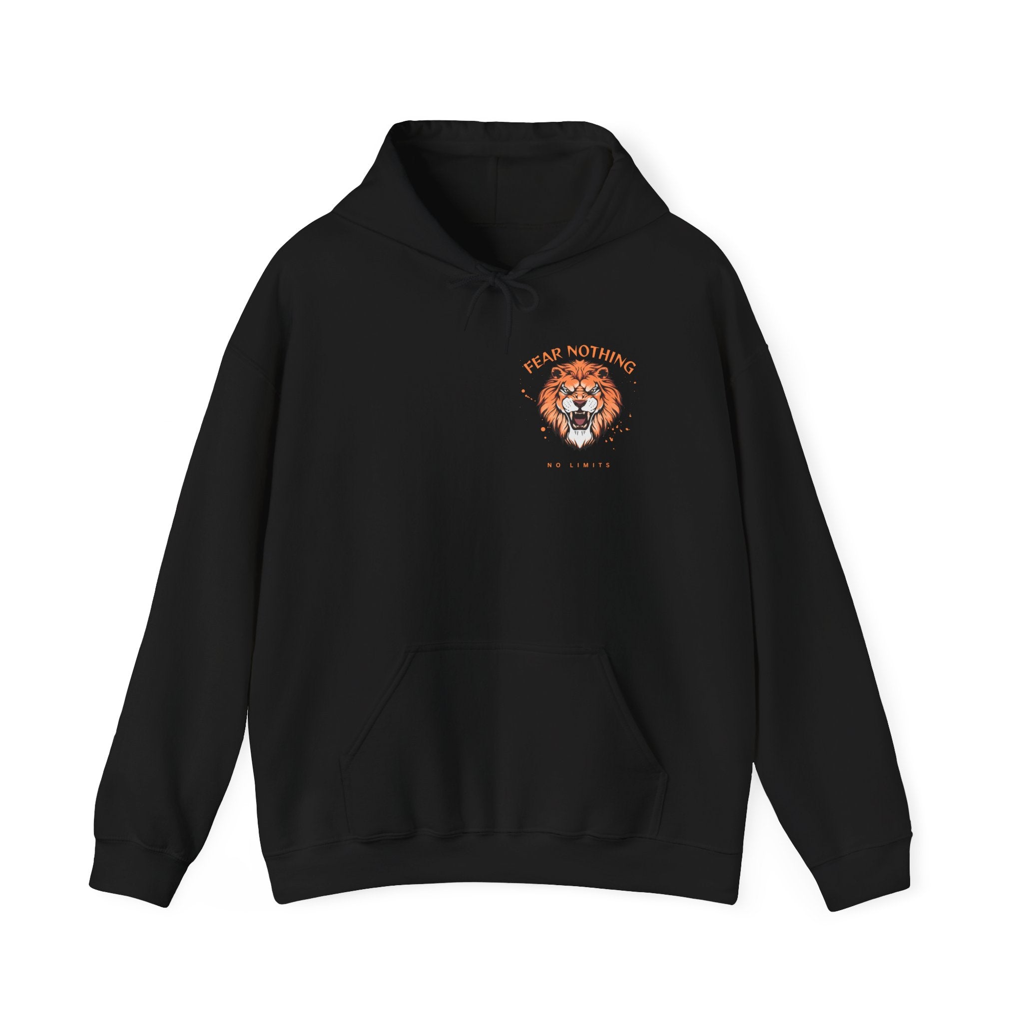 Lion Crest Hoodie — Brave Morning Prayer Graphic Hooded Sweatshirt