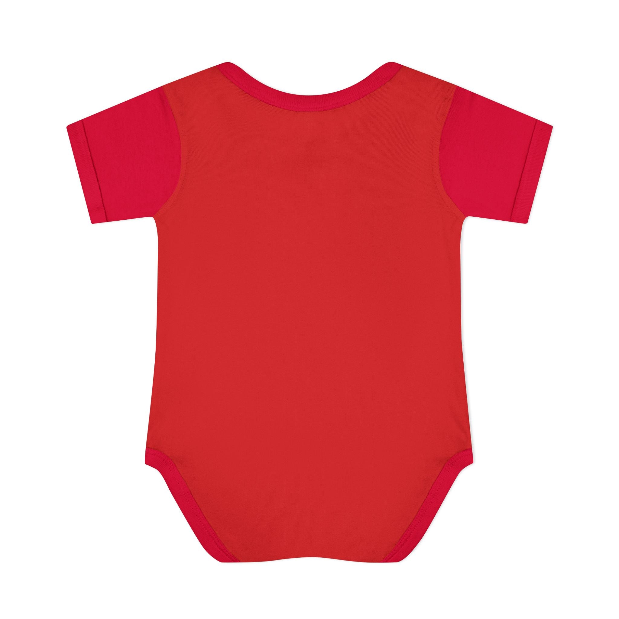 Baby Bodysuit - Cute Teddy Holding 'Love' Heart | Infant Valentine Onesie