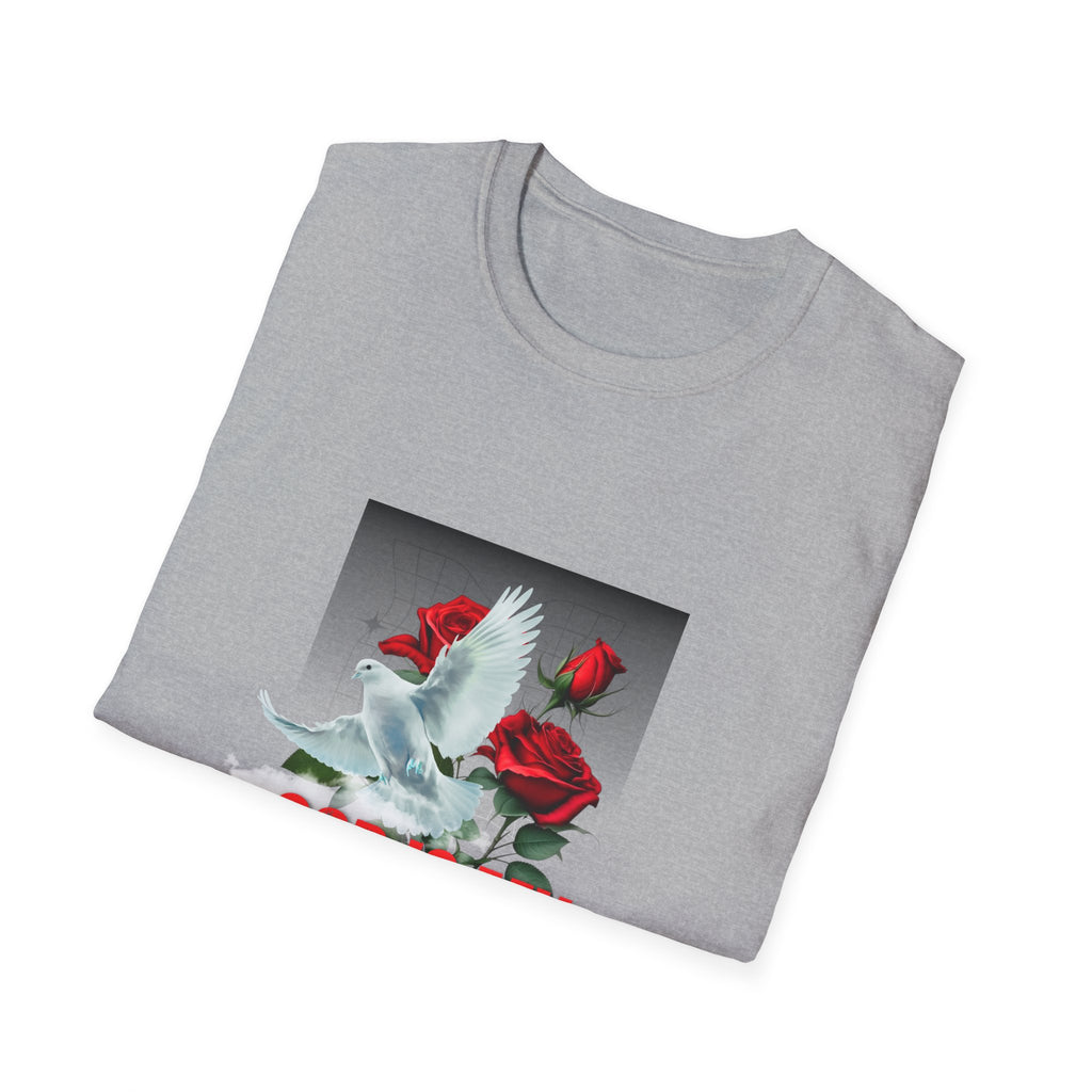 God Is My Strength T-Shirt — Floral Faith Graphic Tee