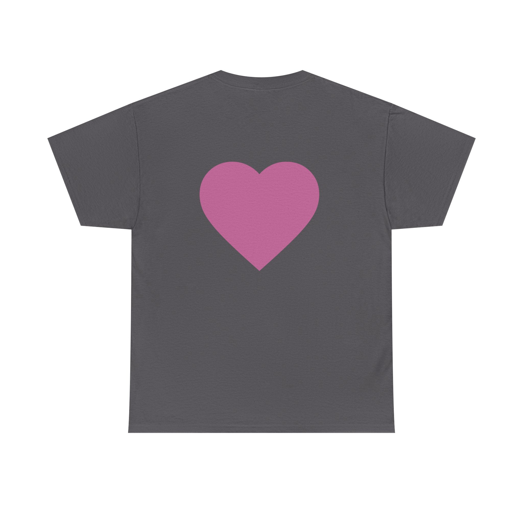 Best Mom Ever T-Shirt — Gradient Block Text Tee with Back Heart