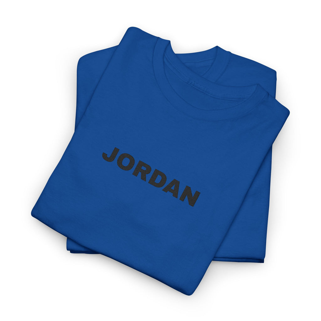 Jordan Minimalist Name Tee — Personalized Monogram Shirt