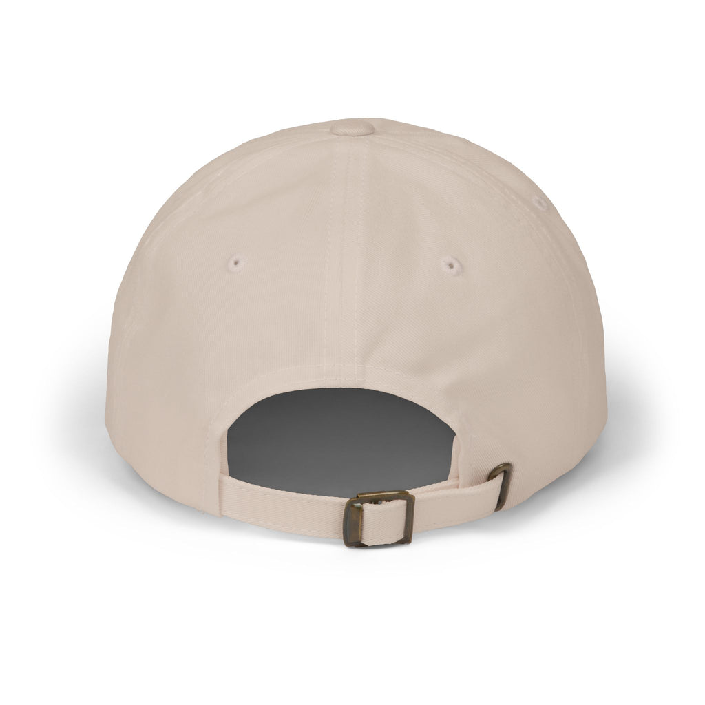 Dragon Emblem Dad Cap — Vintage Orange Floral Crest Hat