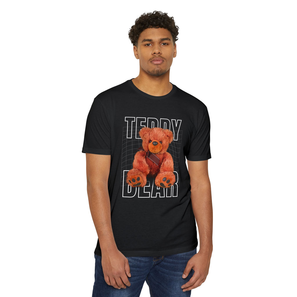 Teddy Bear Graphic T-Shirt — Vintage Plush Teddy Design