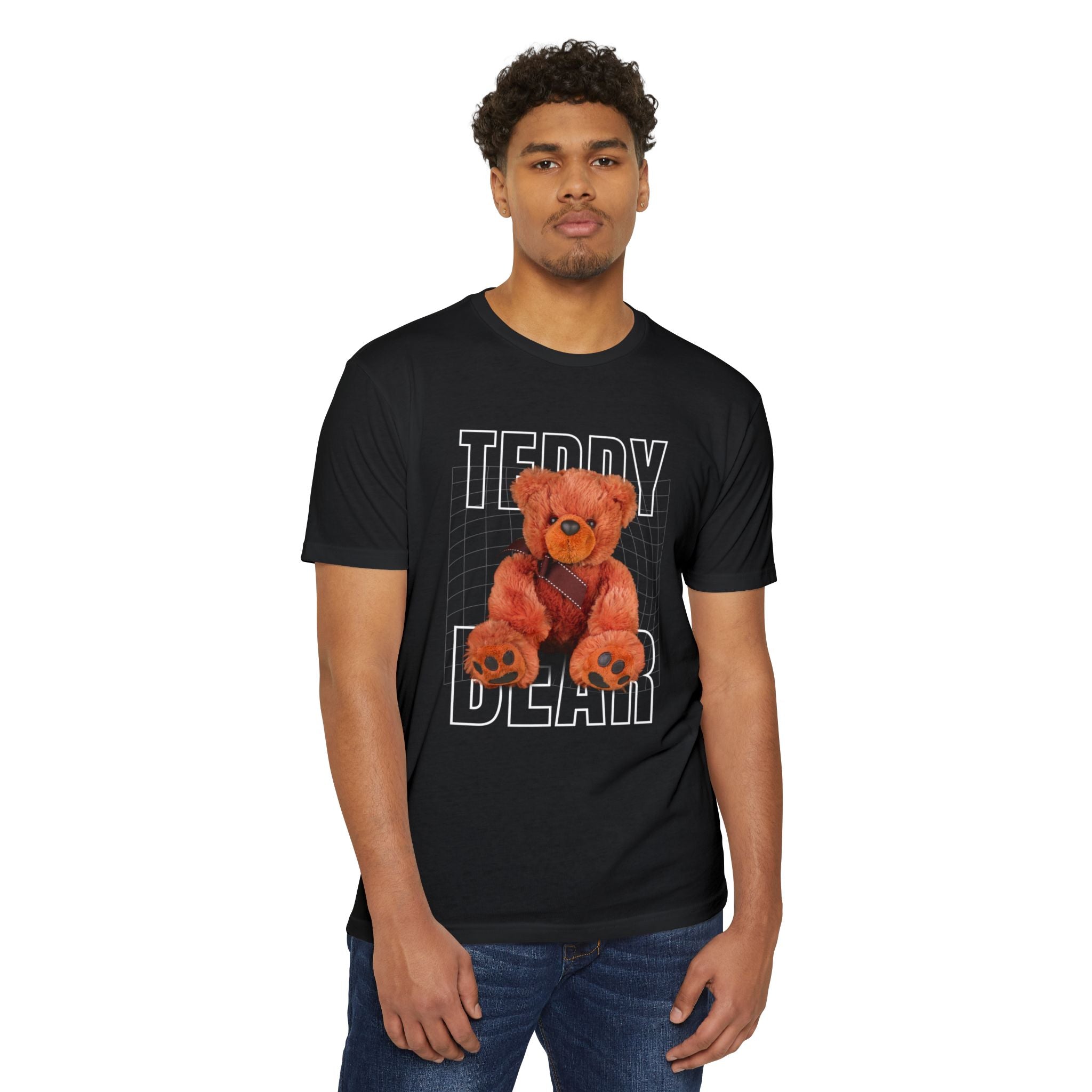 Teddy Bear Graphic T-Shirt — Vintage Plush Teddy Design