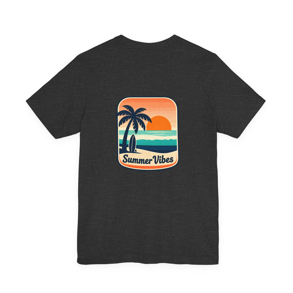 Summer Vibes Beach T-Shirt - "Summer Is My Happy Place" Graphic Tee