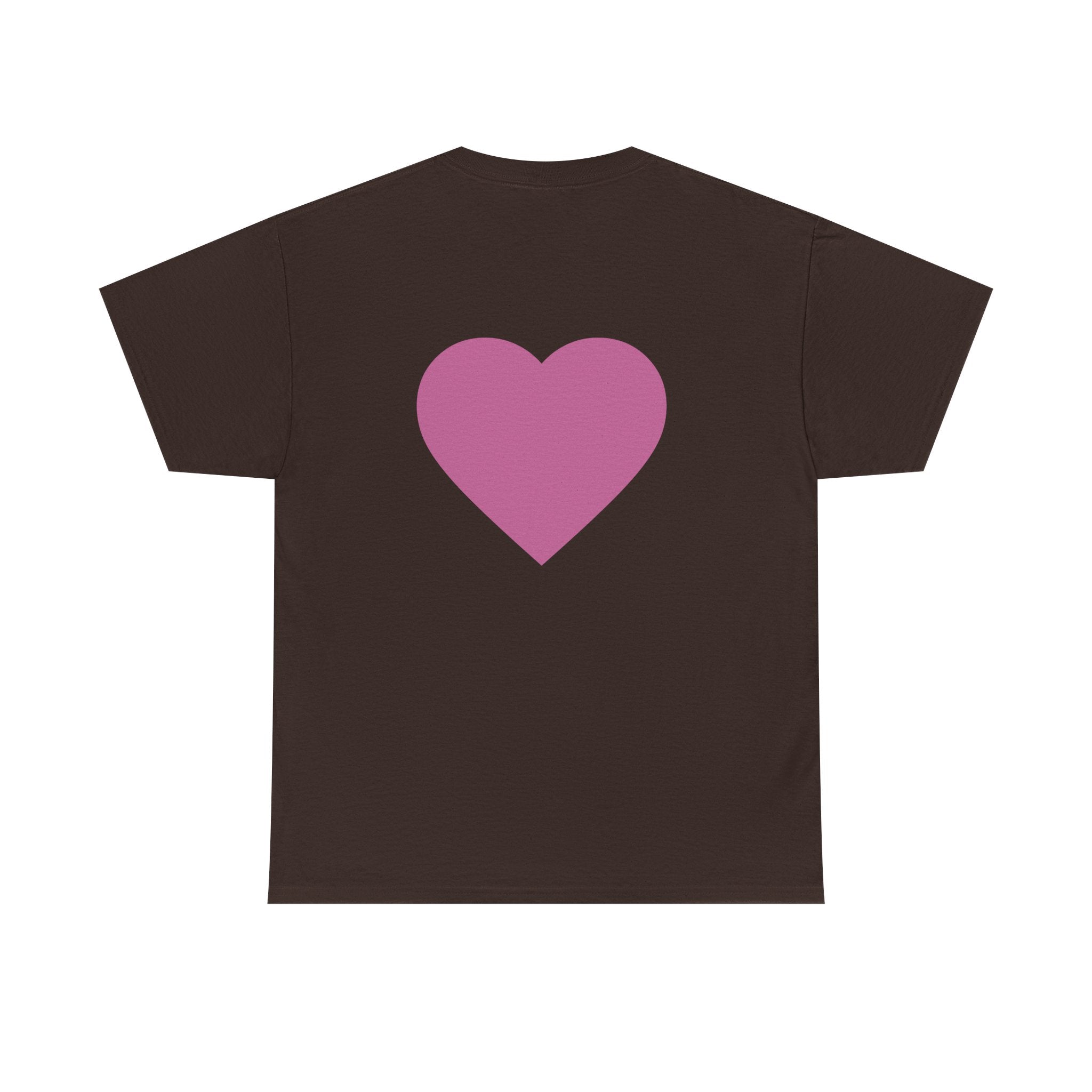 Best Mom Ever T-Shirt — Gradient Block Text Tee with Back Heart
