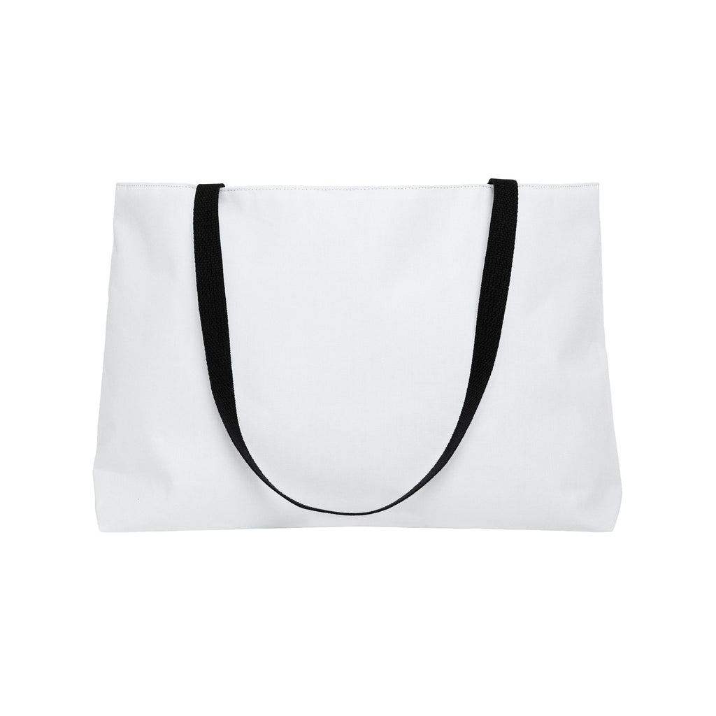 Weekender Tote Bag — Large Travel & Beach Tote with Contrast Handles
