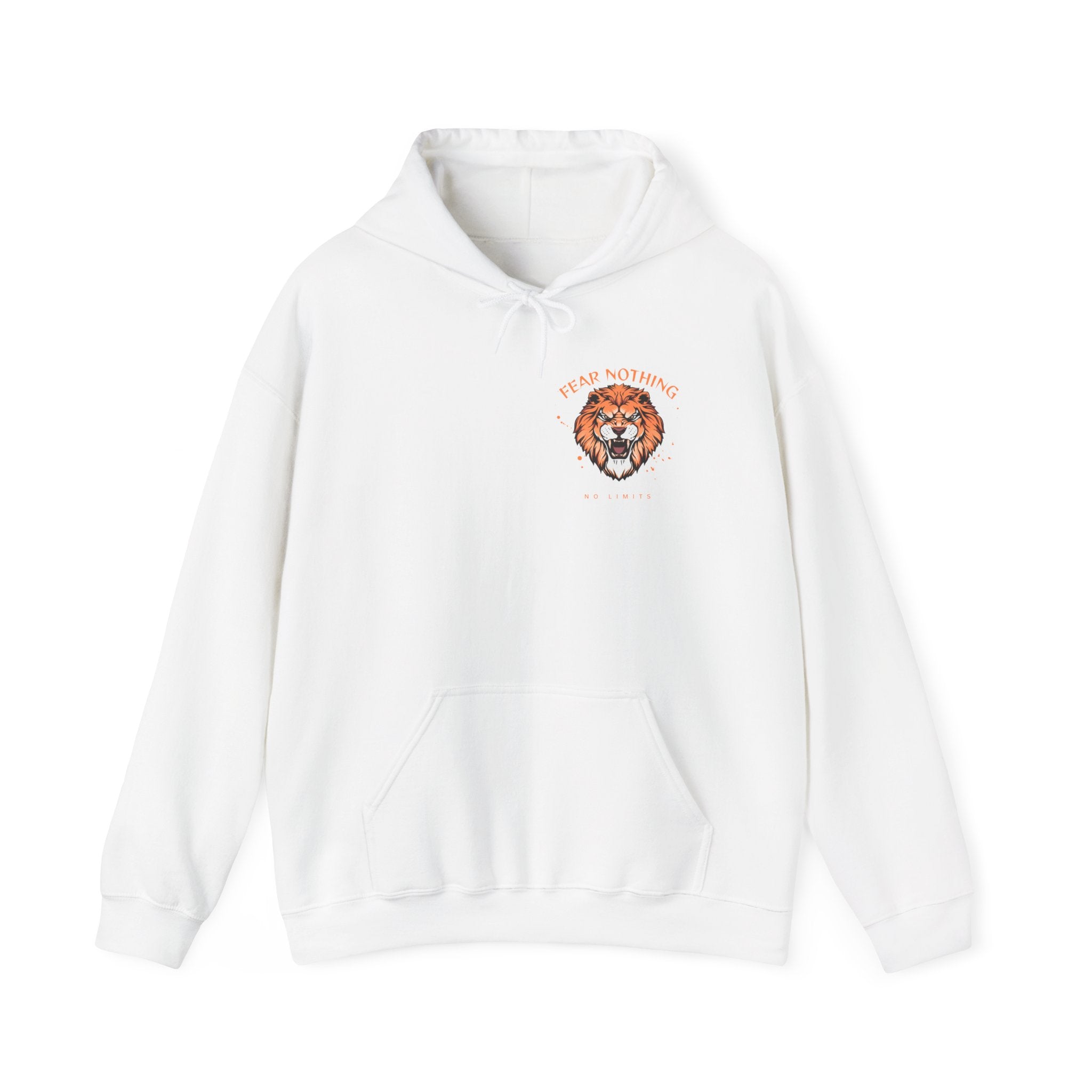 Lion Crest Hoodie — Brave Morning Prayer Graphic Hooded Sweatshirt