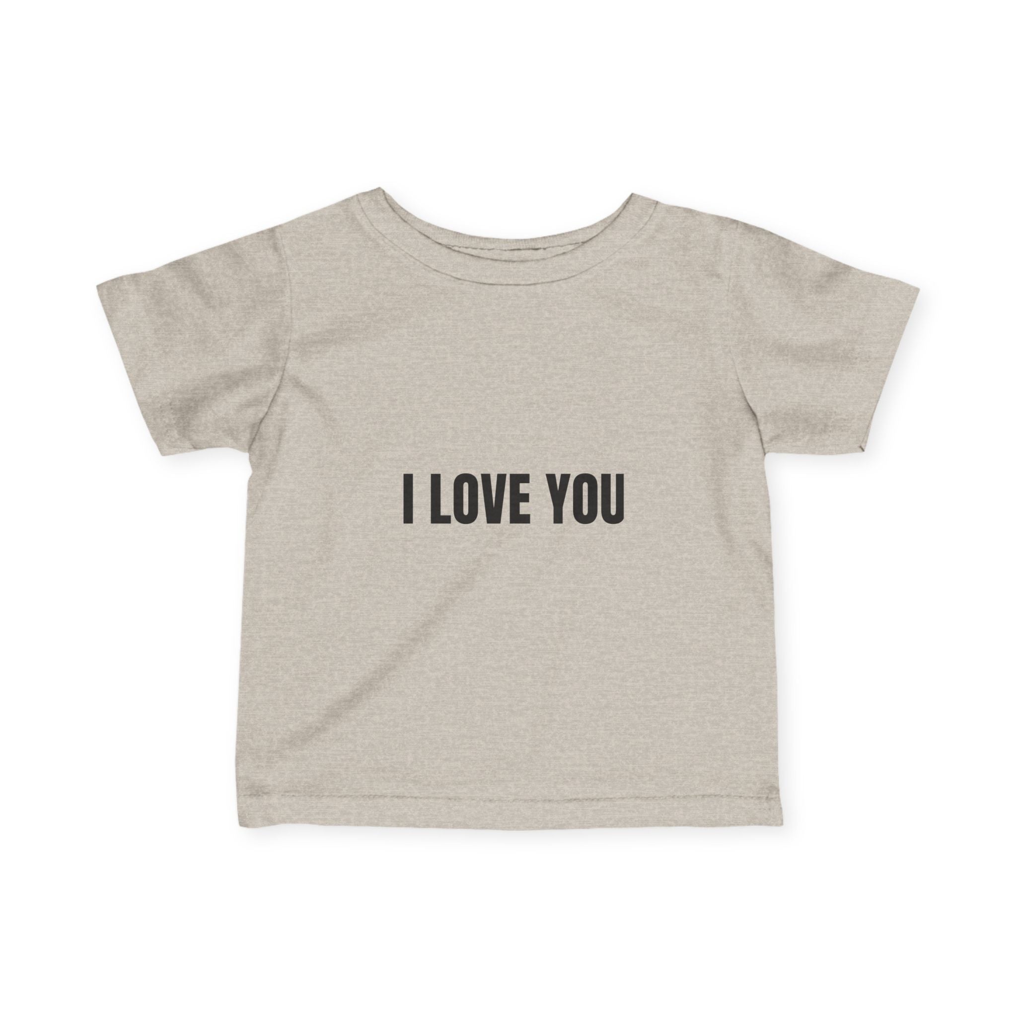 Infant Tee "I Love You" – Cute Minimal Baby Shirt for Newborns & Gifts