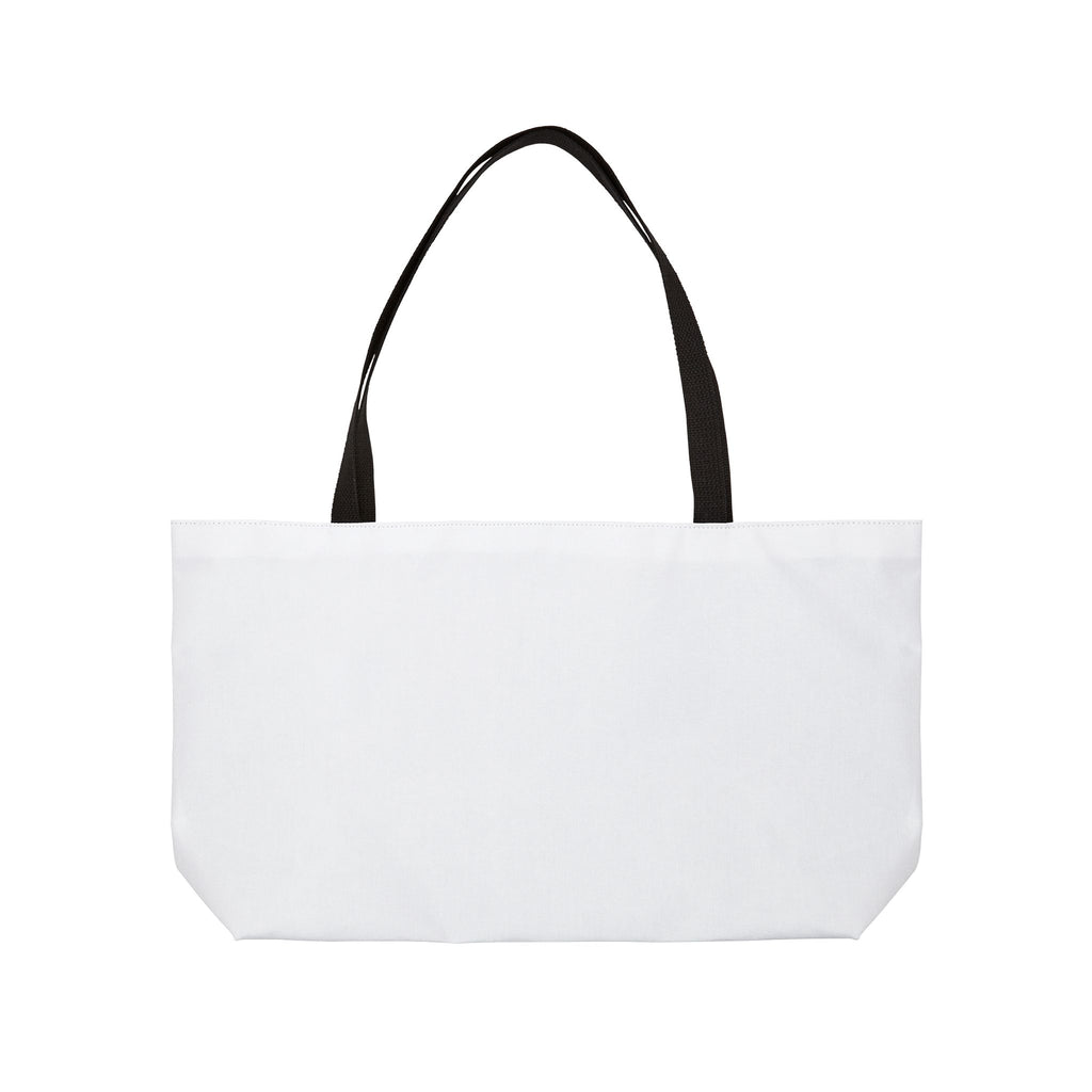 Weekender Tote Bag — Large Travel & Beach Tote with Contrast Handles