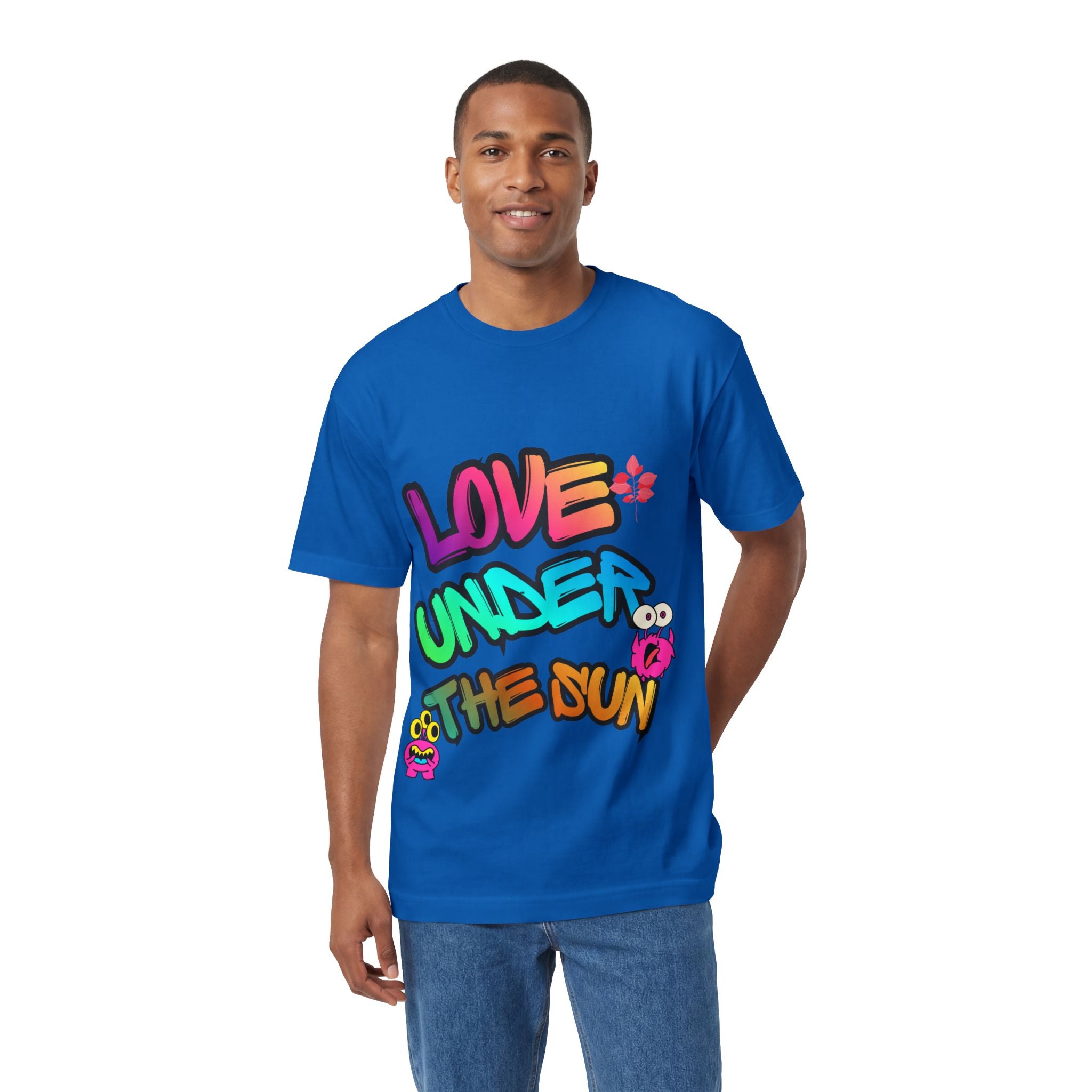 Love Under The Sun Graphic Tee — Colorful Retro Streetwear T-Shirt