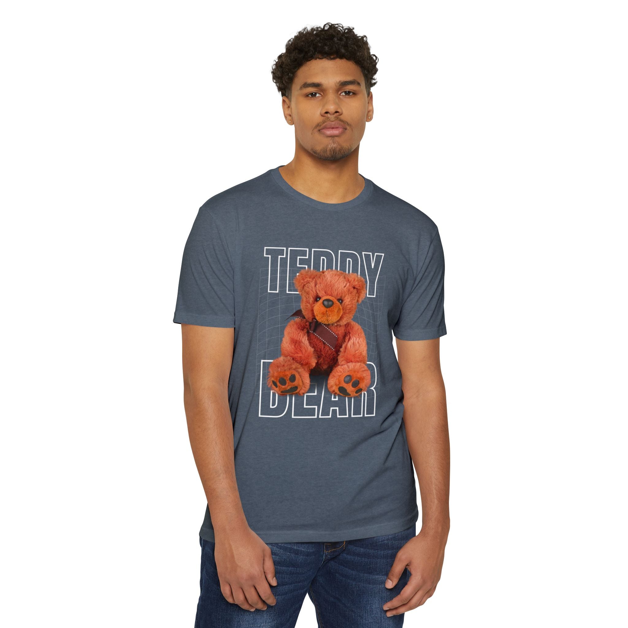 Teddy Bear Graphic T-Shirt — Vintage Plush Teddy Design