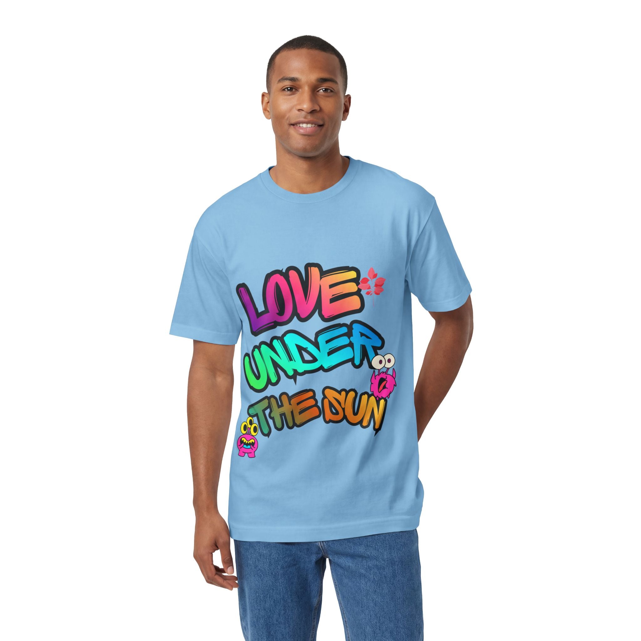 Love Under The Sun Graphic Tee — Colorful Retro Streetwear T-Shirt