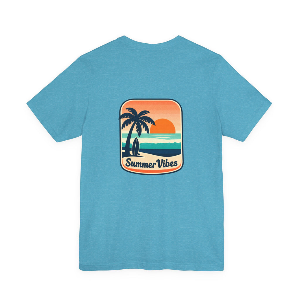Summer Vibes Beach T-Shirt - "Summer Is My Happy Place" Graphic Tee
