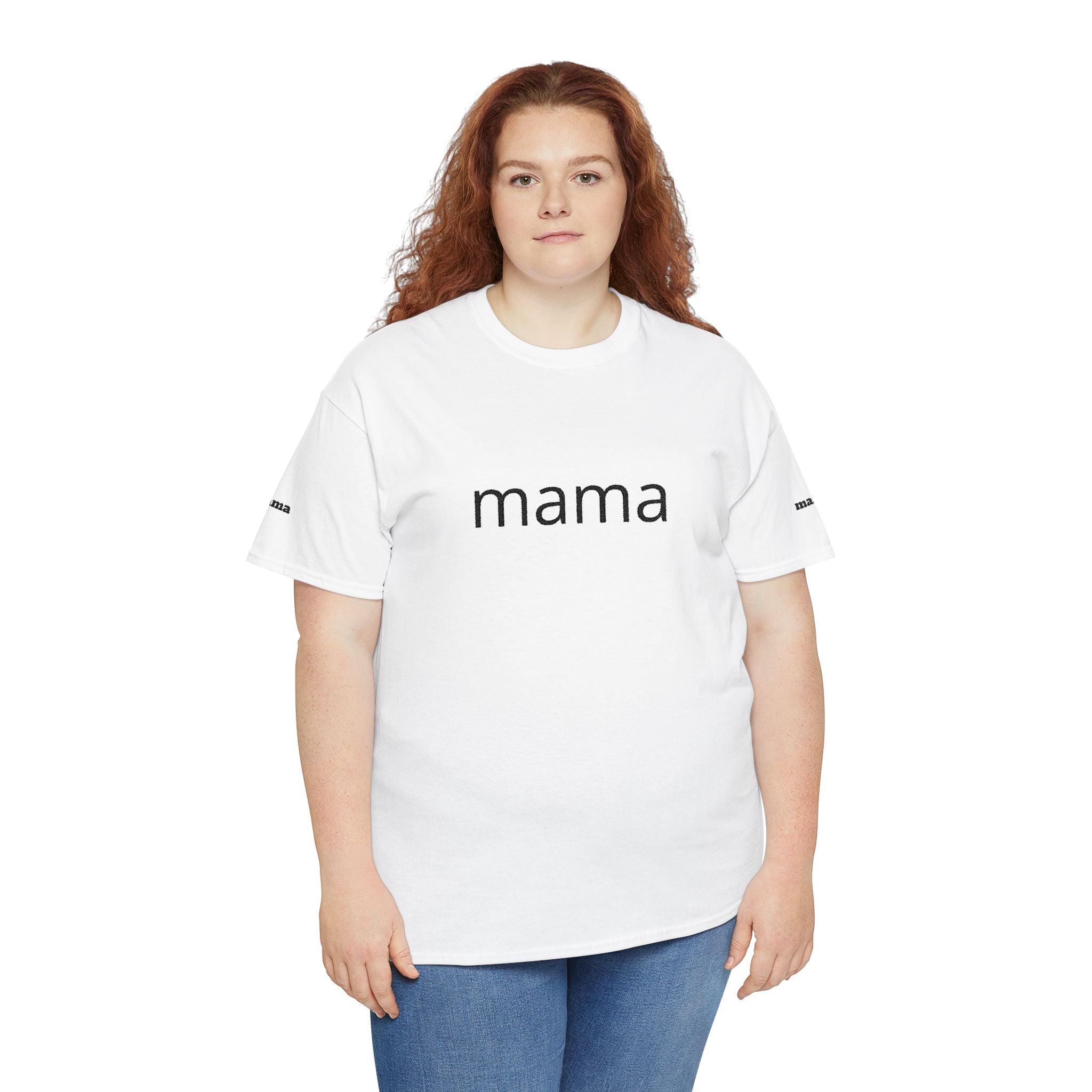 Mama T-Shirt — Simple Floral Script Tee for Moms | Mother’s Day Gift