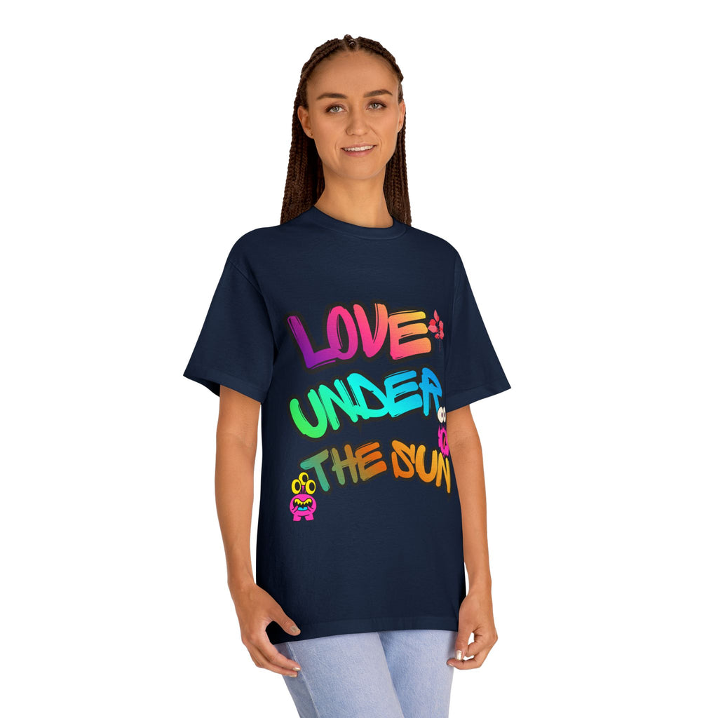 Love Under The Sun Graphic Tee — Colorful Retro Streetwear T-Shirt