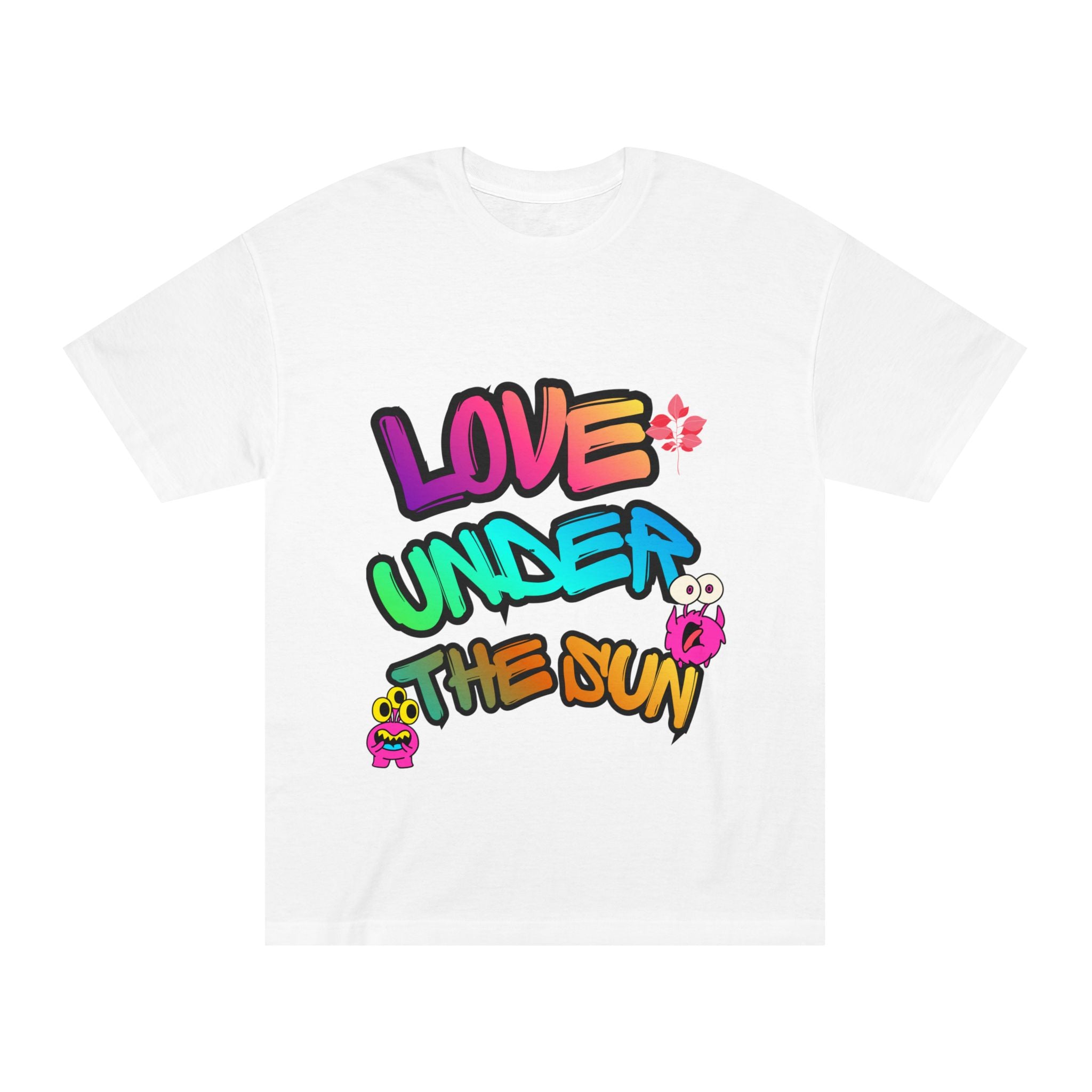 Love Under The Sun Graphic Tee — Colorful Retro Streetwear T-Shirt