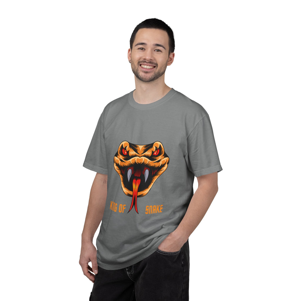 King of Snake T-Shirt — Bold Venom Snake Head Graphic Tee