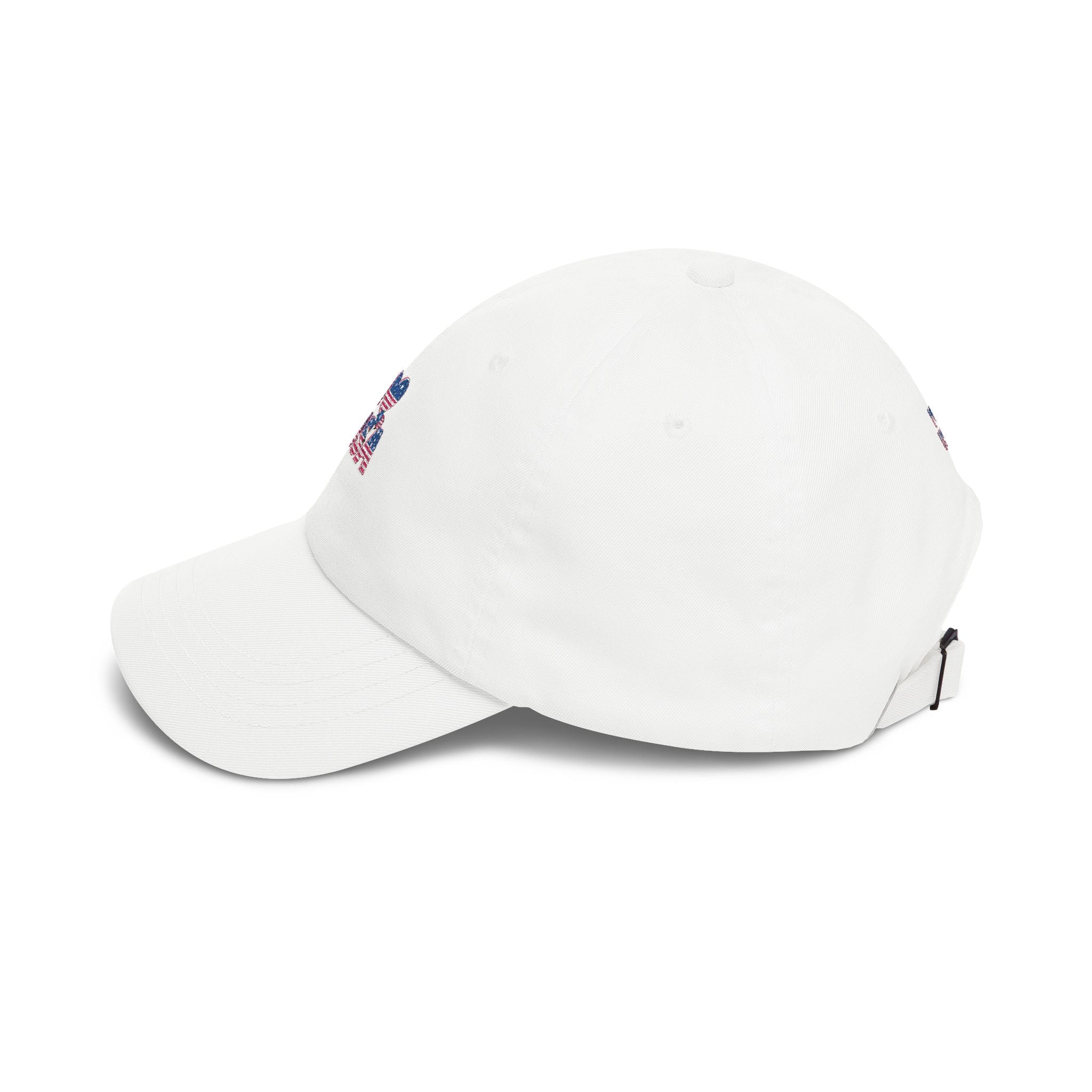 Patriotic USA Dad Cap — Small American Flag Embroidered Baseball Hat