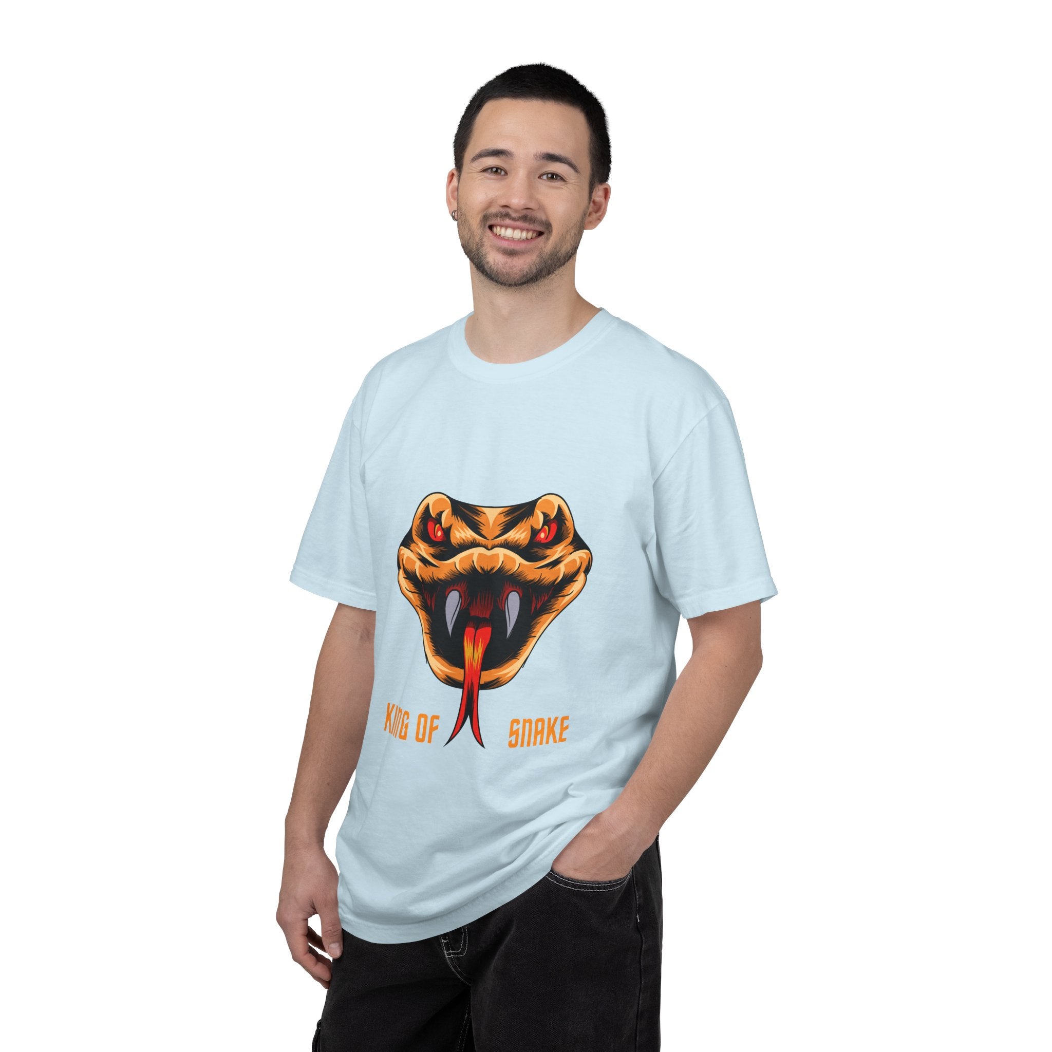 King of Snake T-Shirt — Bold Venom Snake Head Graphic Tee