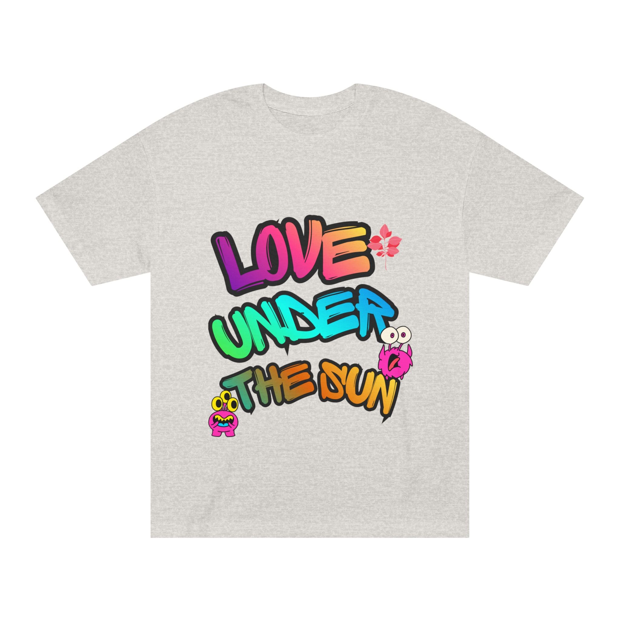 Love Under The Sun Graphic Tee — Colorful Retro Streetwear T-Shirt