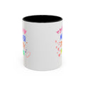 Mother/Mom Rainbow Accent Coffee Mug — 'Mom Mother Mommy Mama' Gift for Mother's Day