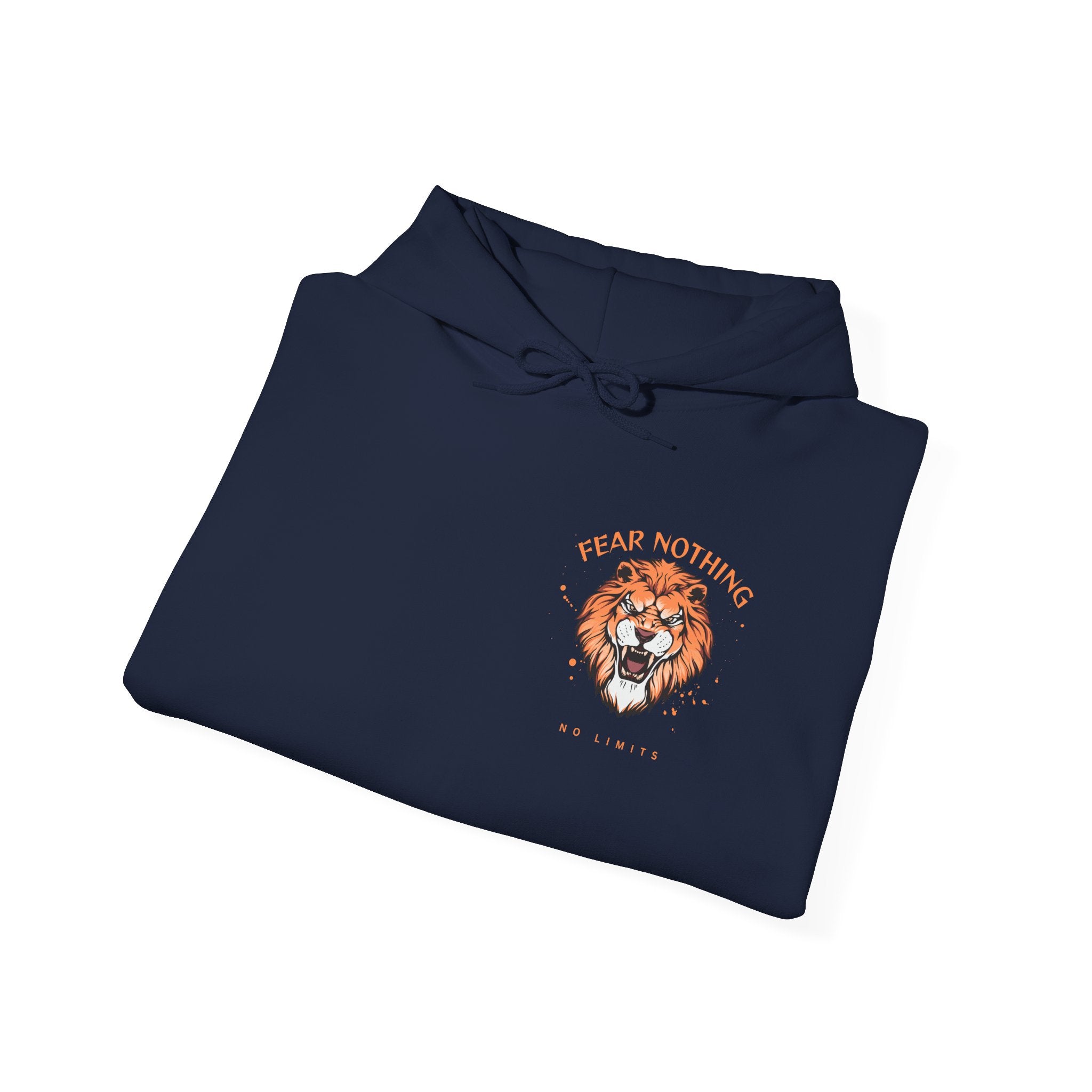 Lion Crest Hoodie — Brave Morning Prayer Graphic Hooded Sweatshirt