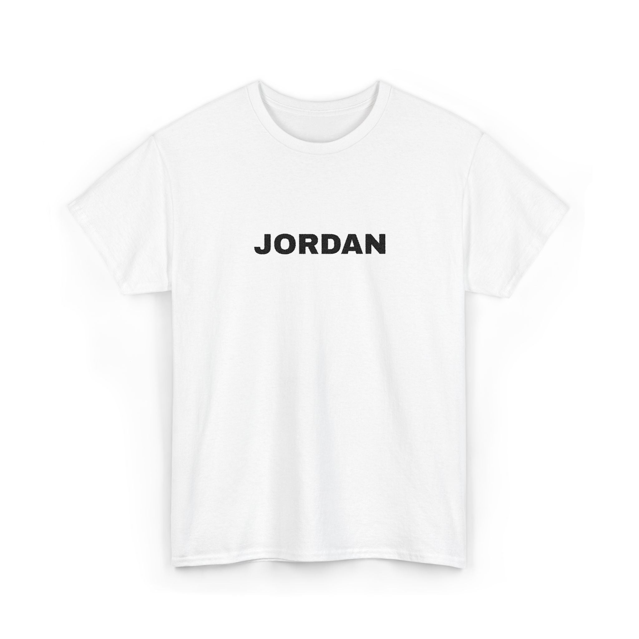 Jordan Minimalist Name Tee — Personalized Monogram Shirt