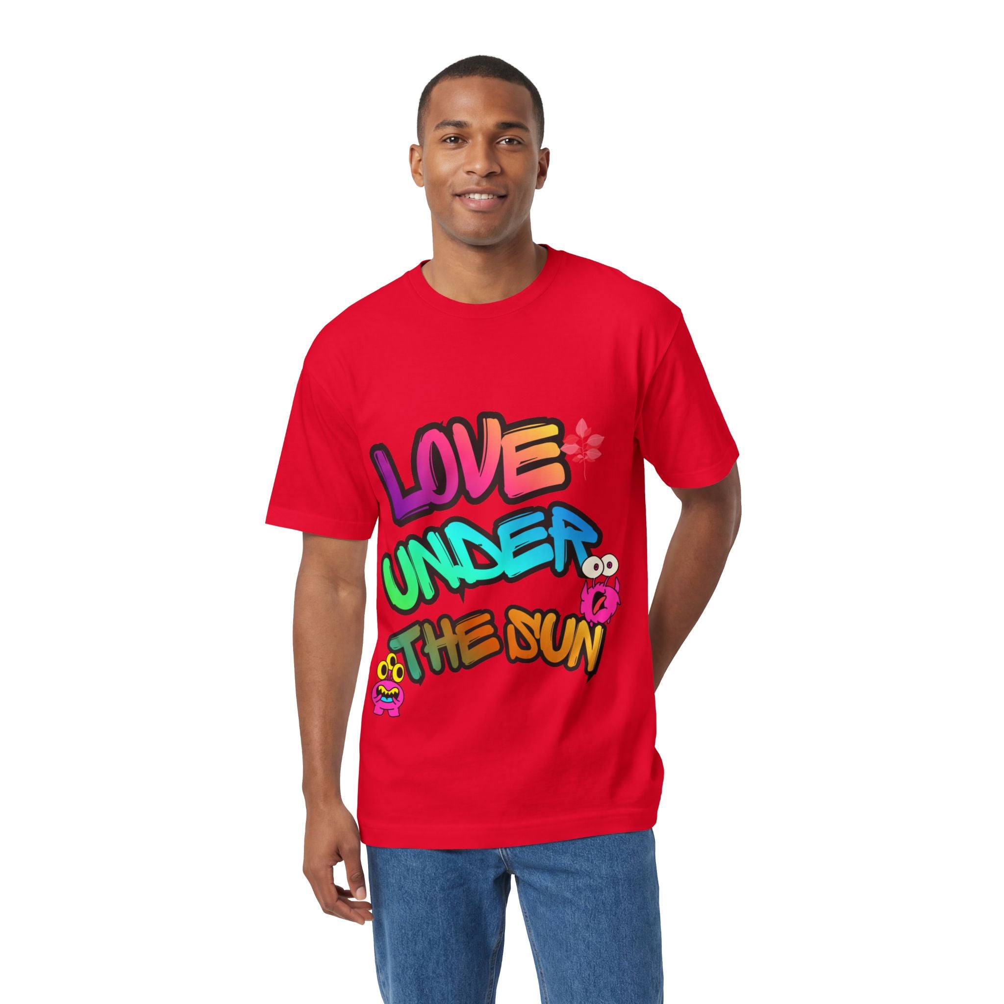 Love Under The Sun Graphic Tee — Colorful Retro Streetwear T-Shirt