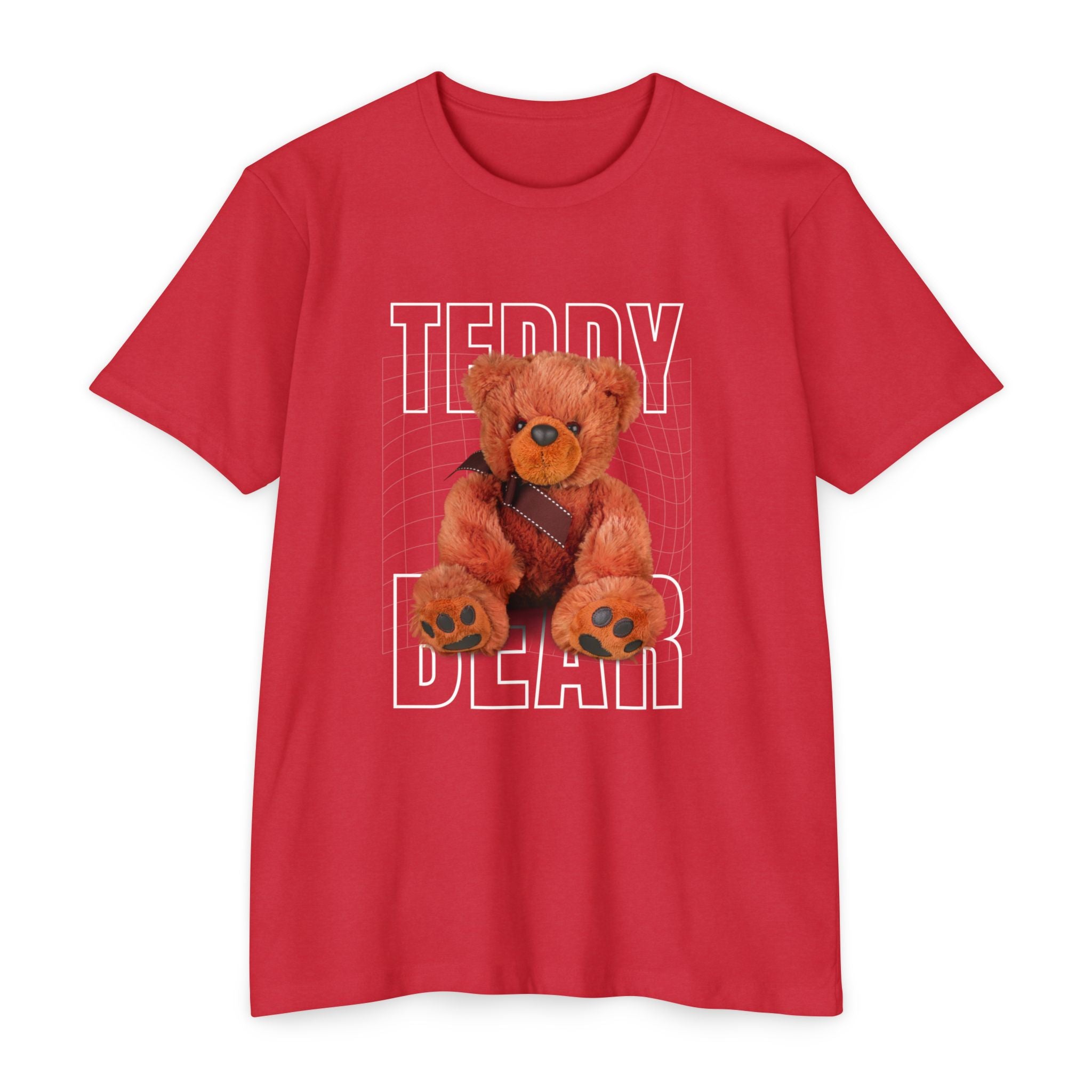 Teddy Bear Graphic T-Shirt — Vintage Plush Teddy Design