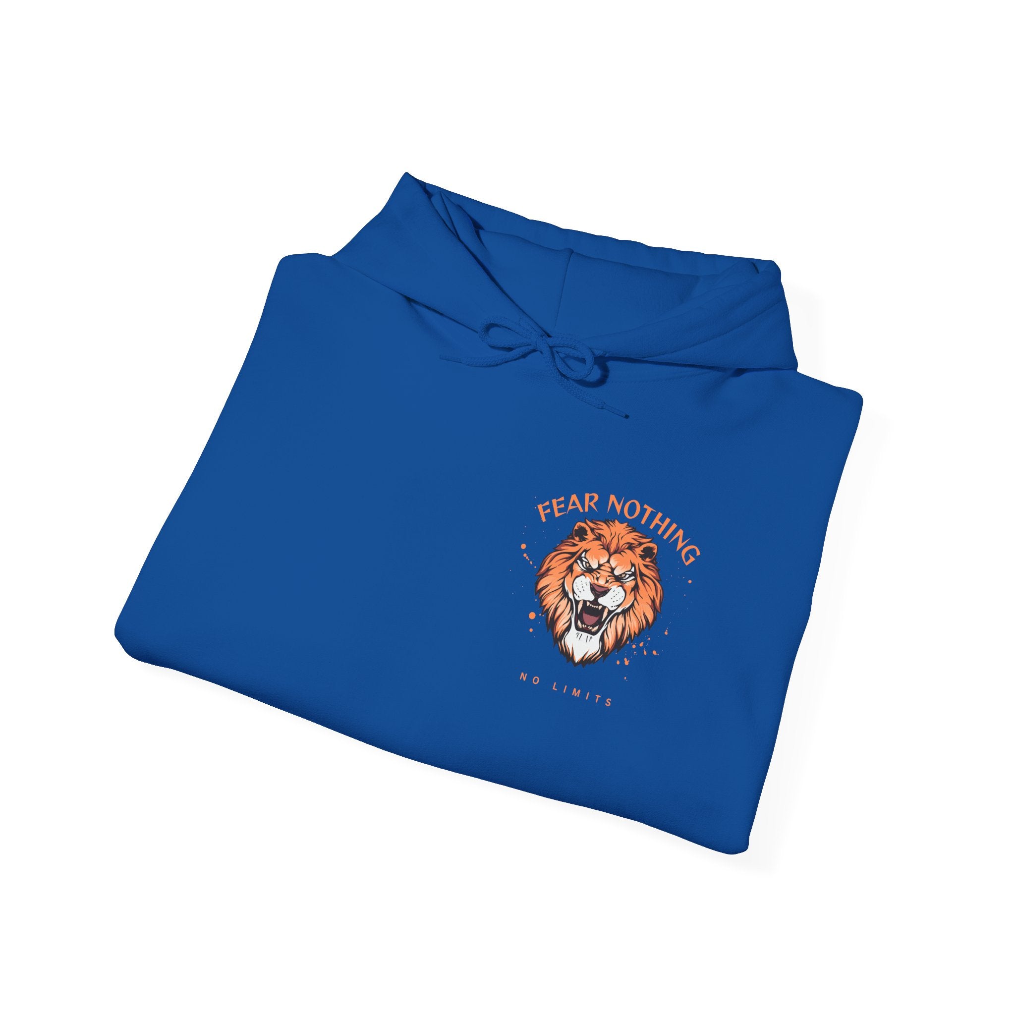 Lion Crest Hoodie — Brave Morning Prayer Graphic Hooded Sweatshirt