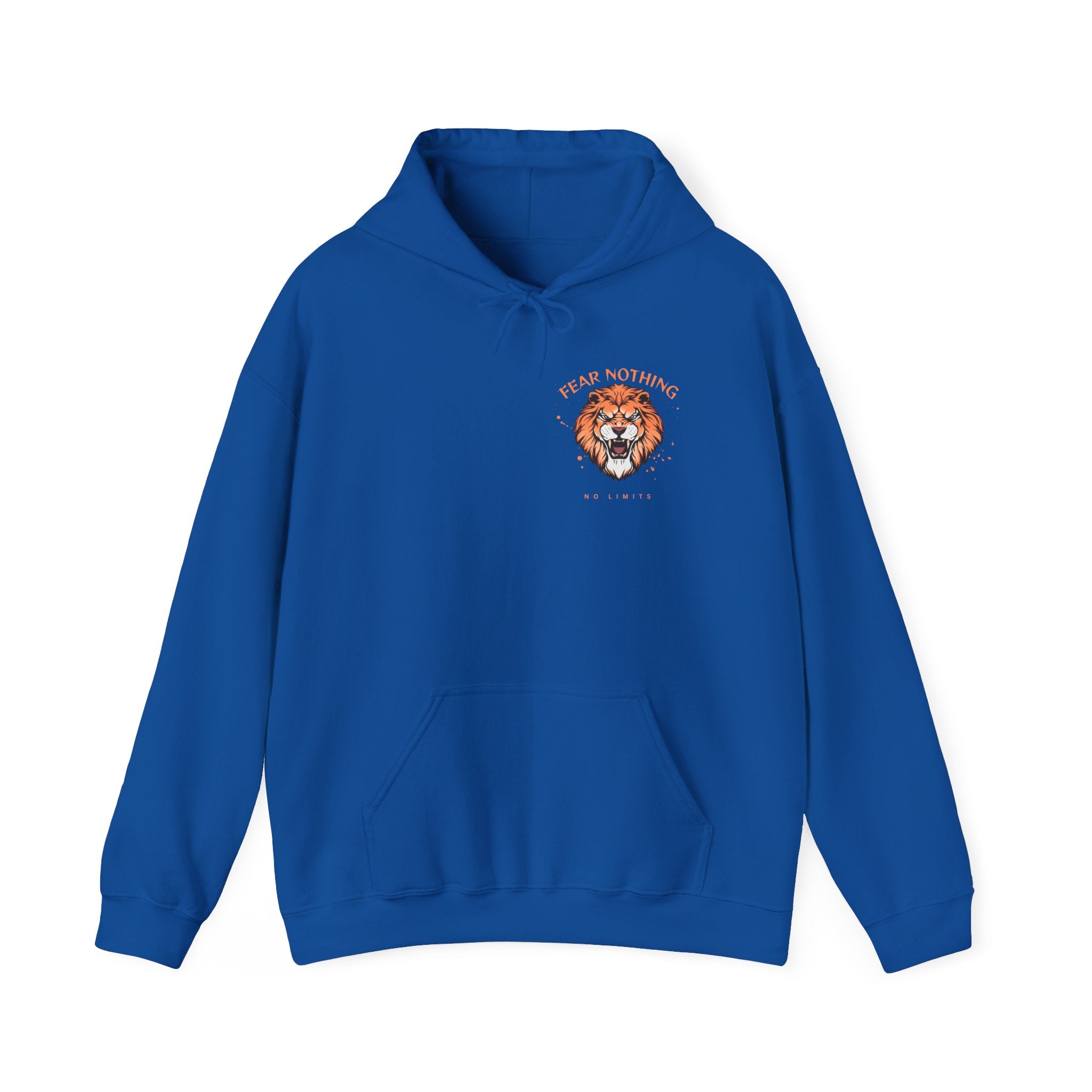 Lion Crest Hoodie — Brave Morning Prayer Graphic Hooded Sweatshirt