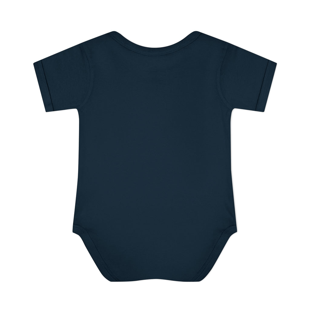 Baby Bodysuit - Cute Teddy Holding 'Love' Heart | Infant Valentine Onesie