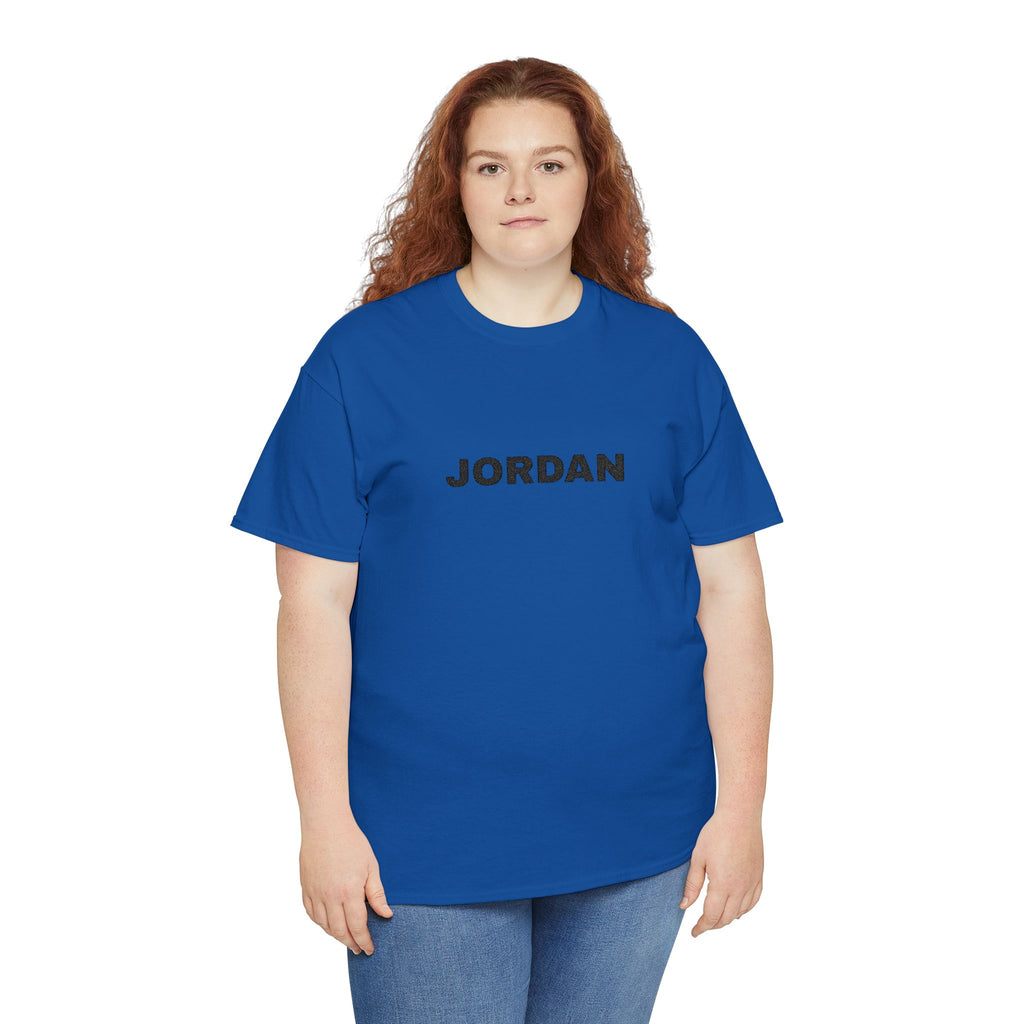 Jordan Minimalist Name Tee — Personalized Monogram Shirt