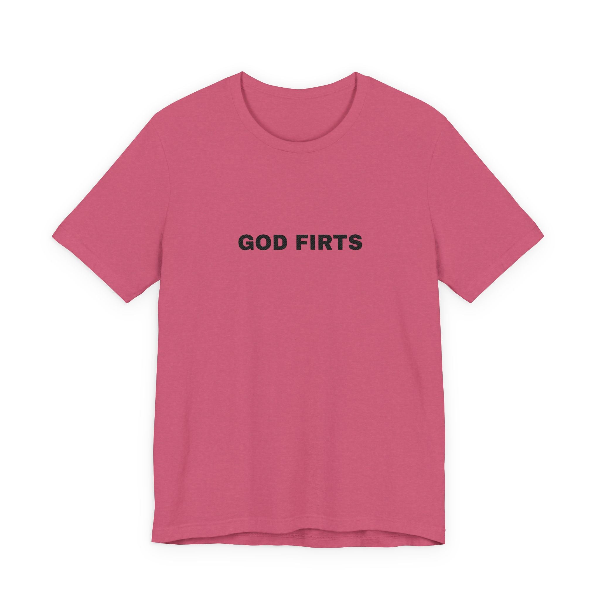 God First T-Shirt — Minimal Christian Faith Tee