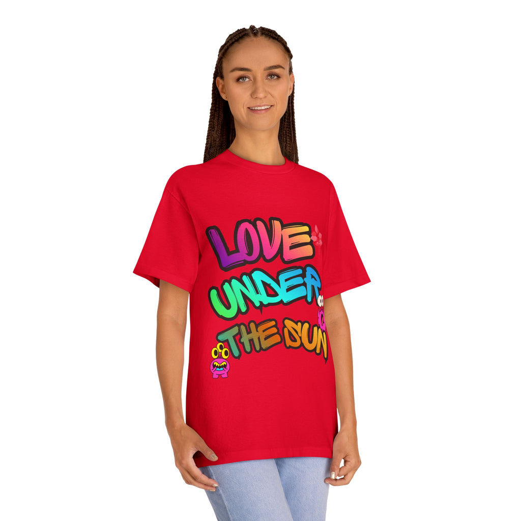 Love Under The Sun Graphic Tee — Colorful Retro Streetwear T-Shirt