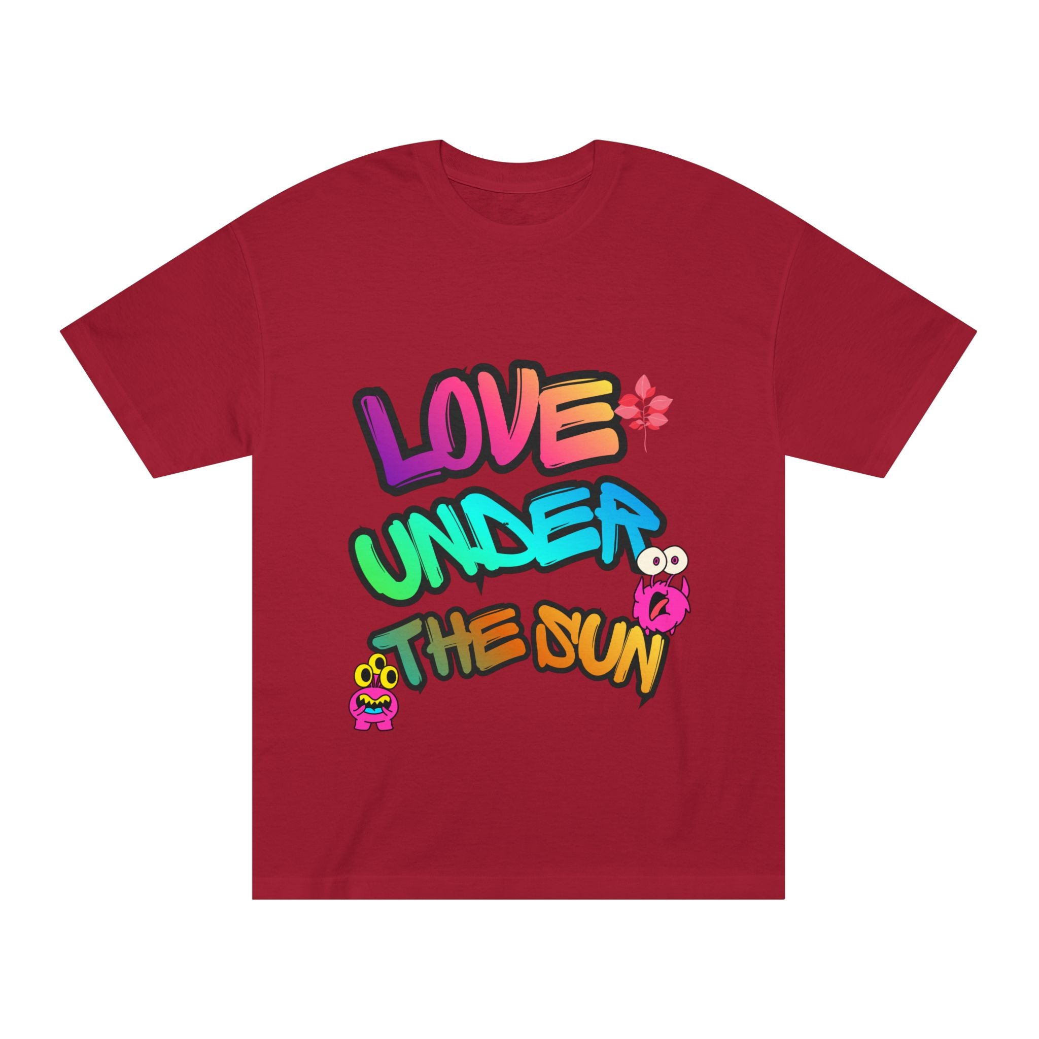 Love Under The Sun Graphic Tee — Colorful Retro Streetwear T-Shirt