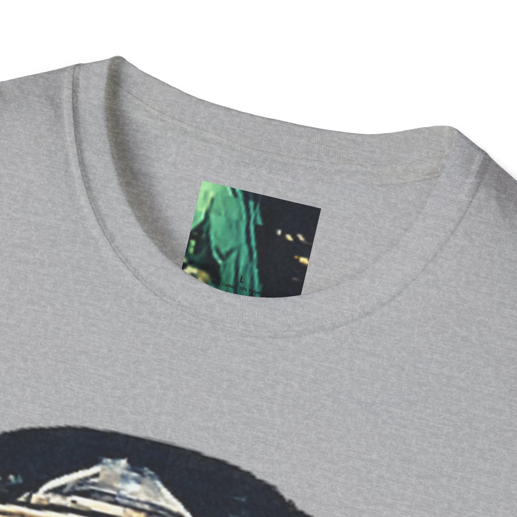 Alien Abduction Graphic T-Shirt — Retro UFO & Planets Space Tee