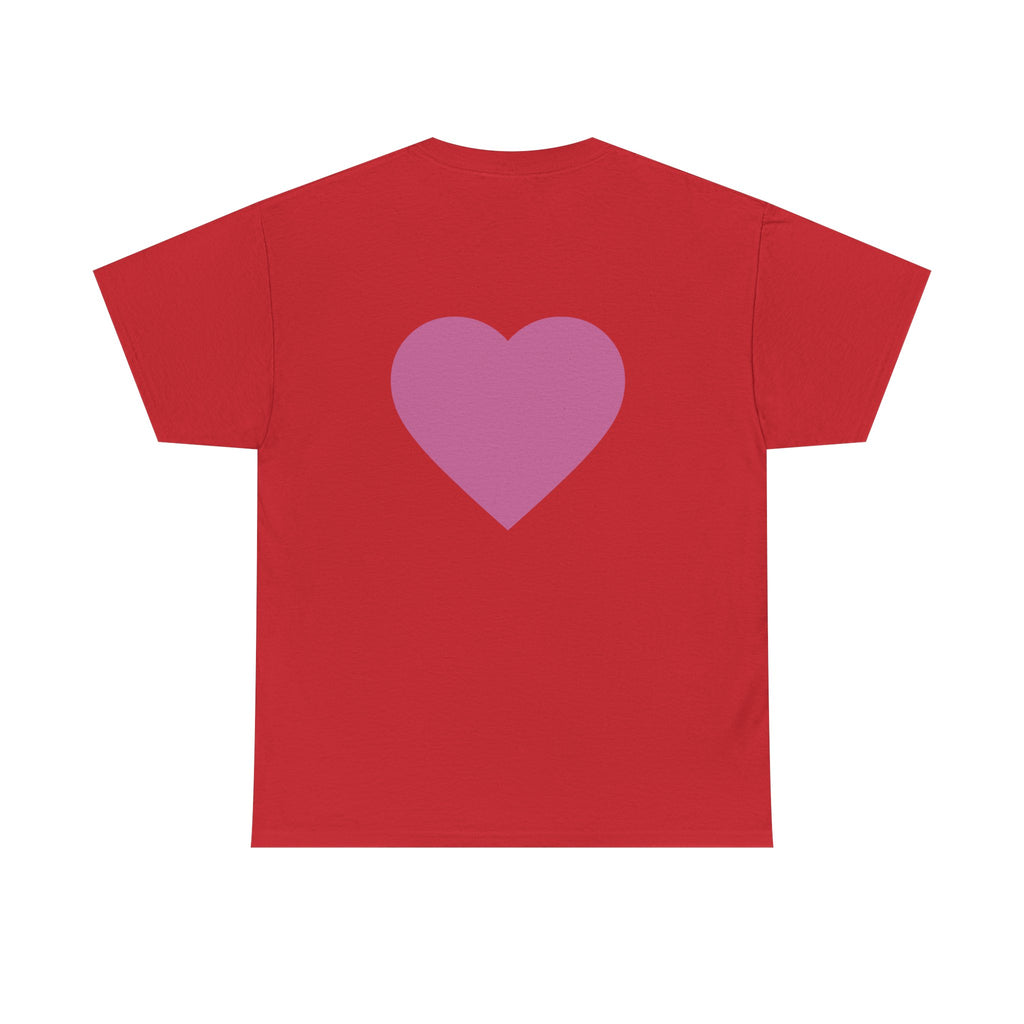 Best Mom Ever T-Shirt — Gradient Block Text Tee with Back Heart