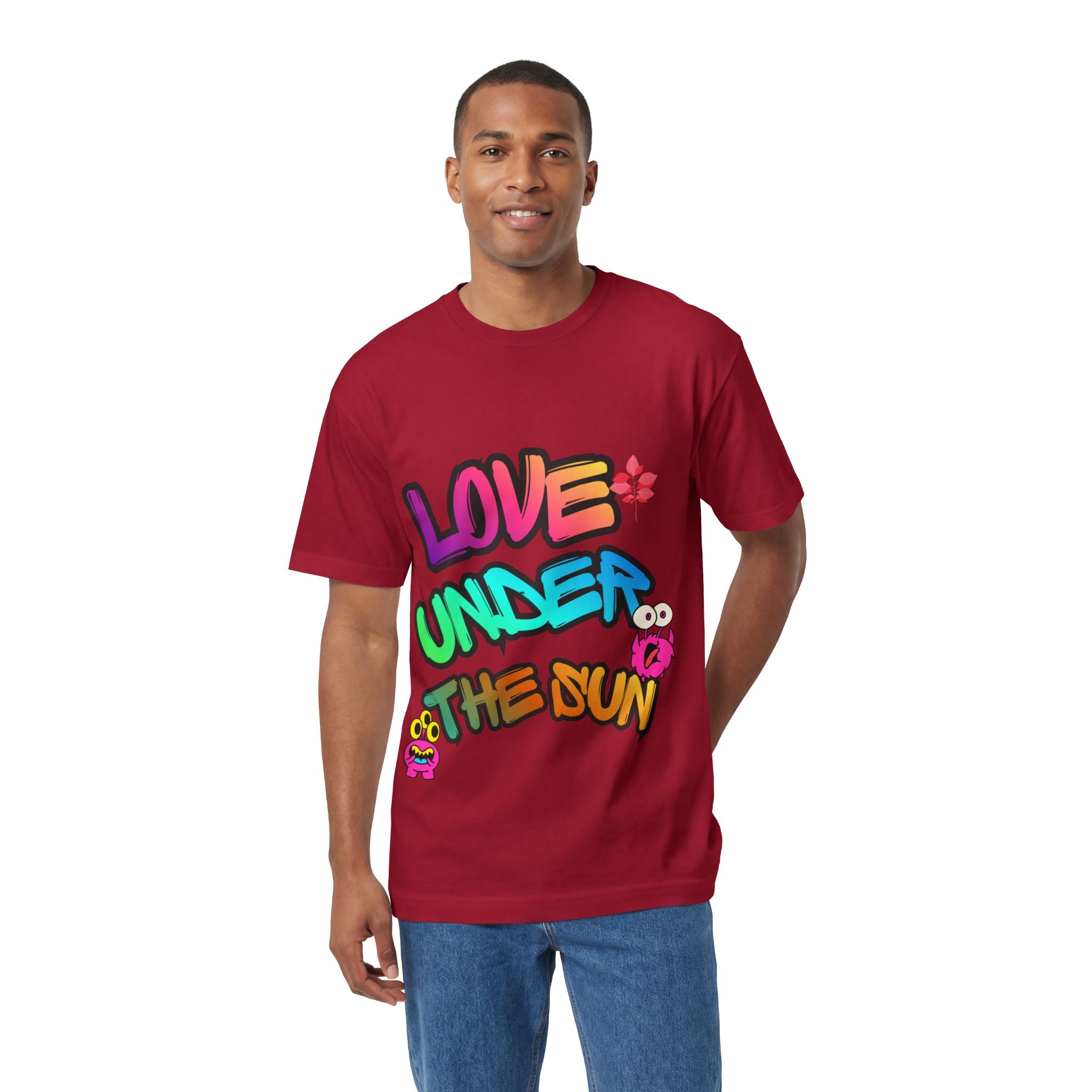 Love Under The Sun Graphic Tee — Colorful Retro Streetwear T-Shirt