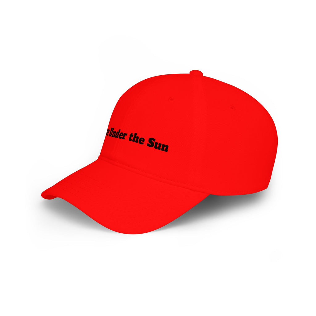 Love Under the Sun Baseball Cap – Embroidered Red Low-Profile Hat