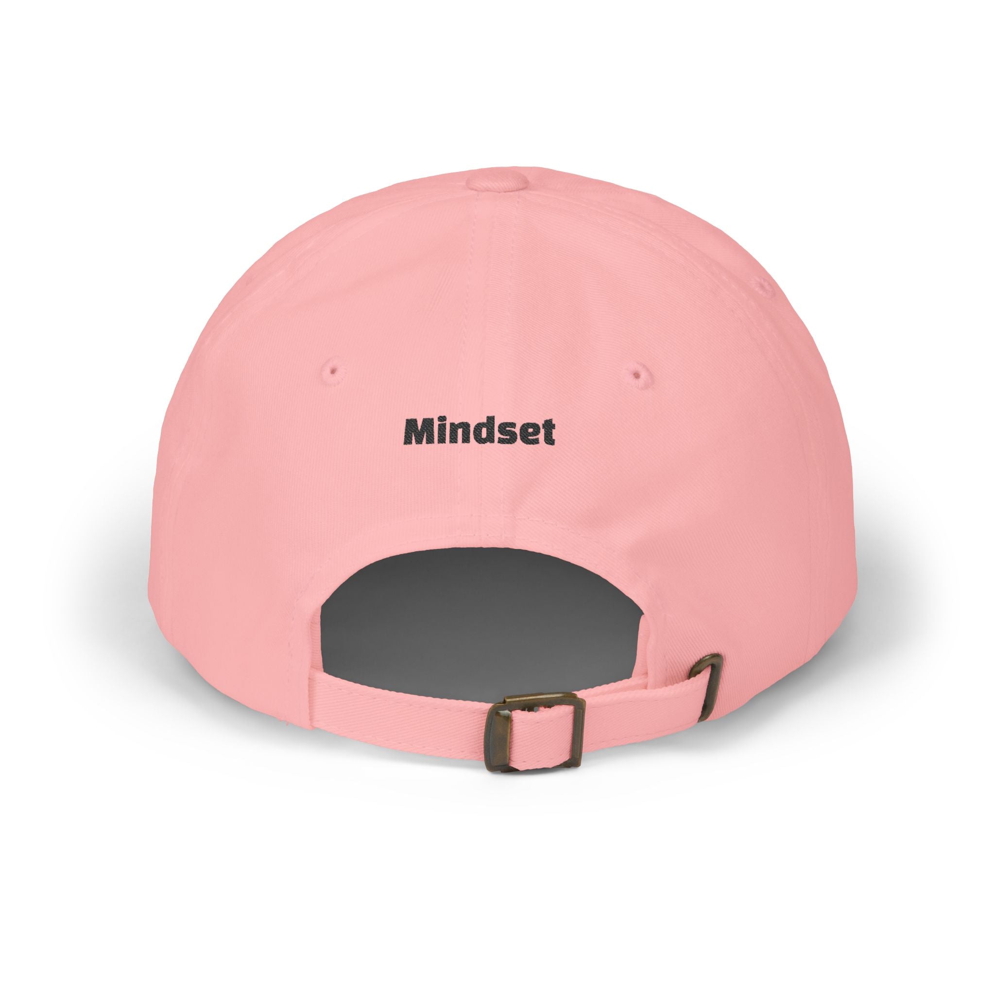 Make Money Moves Dad Cap — White Embroidered 'Make Money Moves' Front & 'Mindset' Back