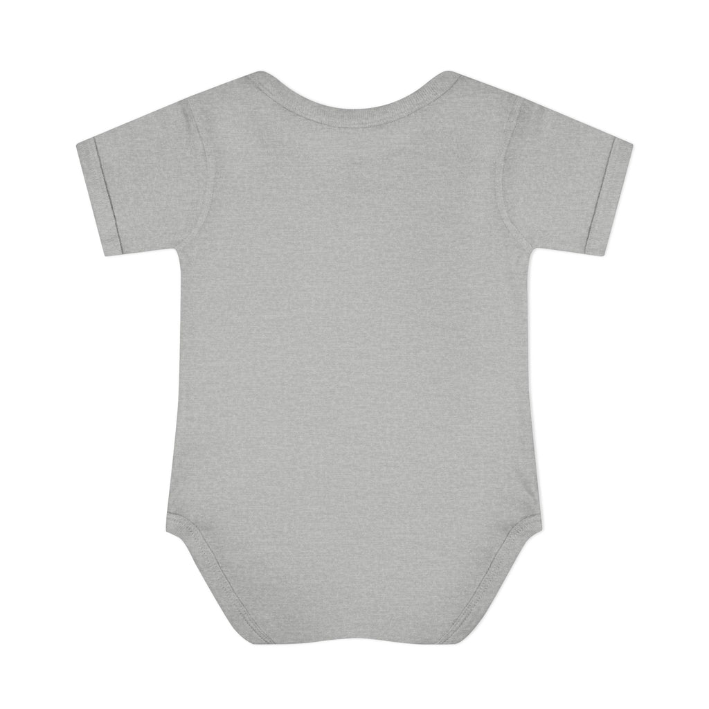 Baby Bodysuit - Cute Teddy Holding 'Love' Heart | Infant Valentine Onesie