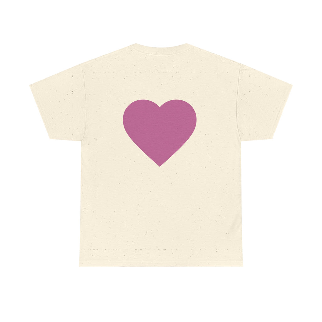 Best Mom Ever T-Shirt — Gradient Block Text Tee with Back Heart
