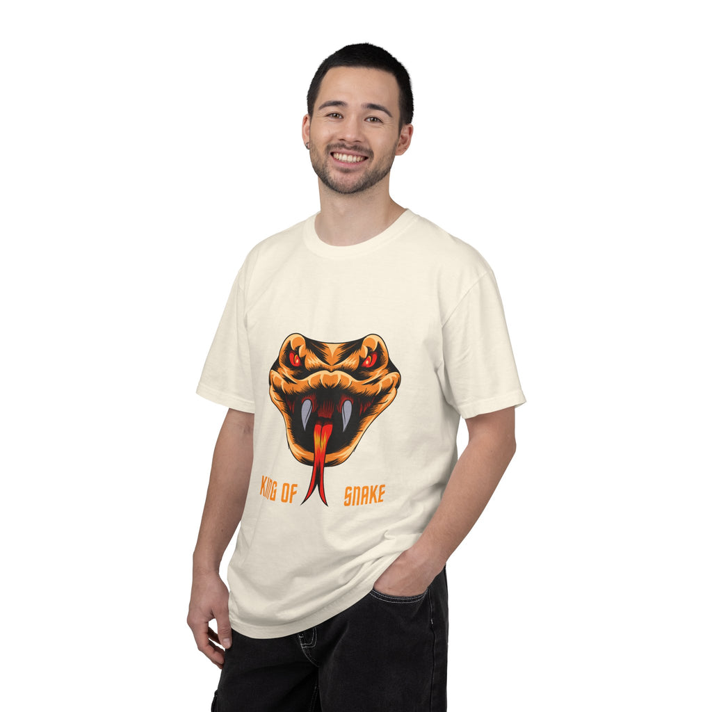 King of Snake T-Shirt — Bold Venom Snake Head Graphic Tee