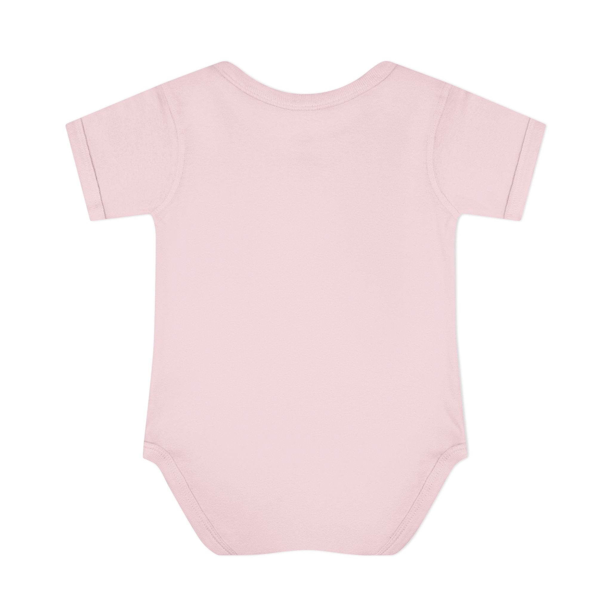 Baby Bodysuit - Cute Teddy Holding 'Love' Heart | Infant Valentine Onesie