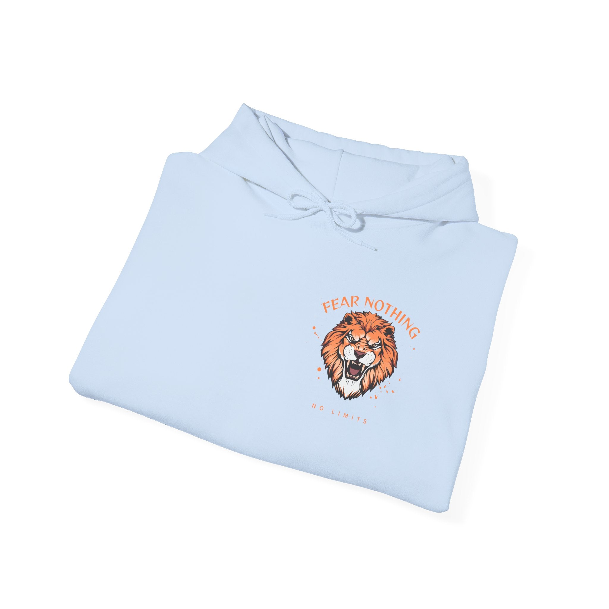 Lion Crest Hoodie — Brave Morning Prayer Graphic Hooded Sweatshirt