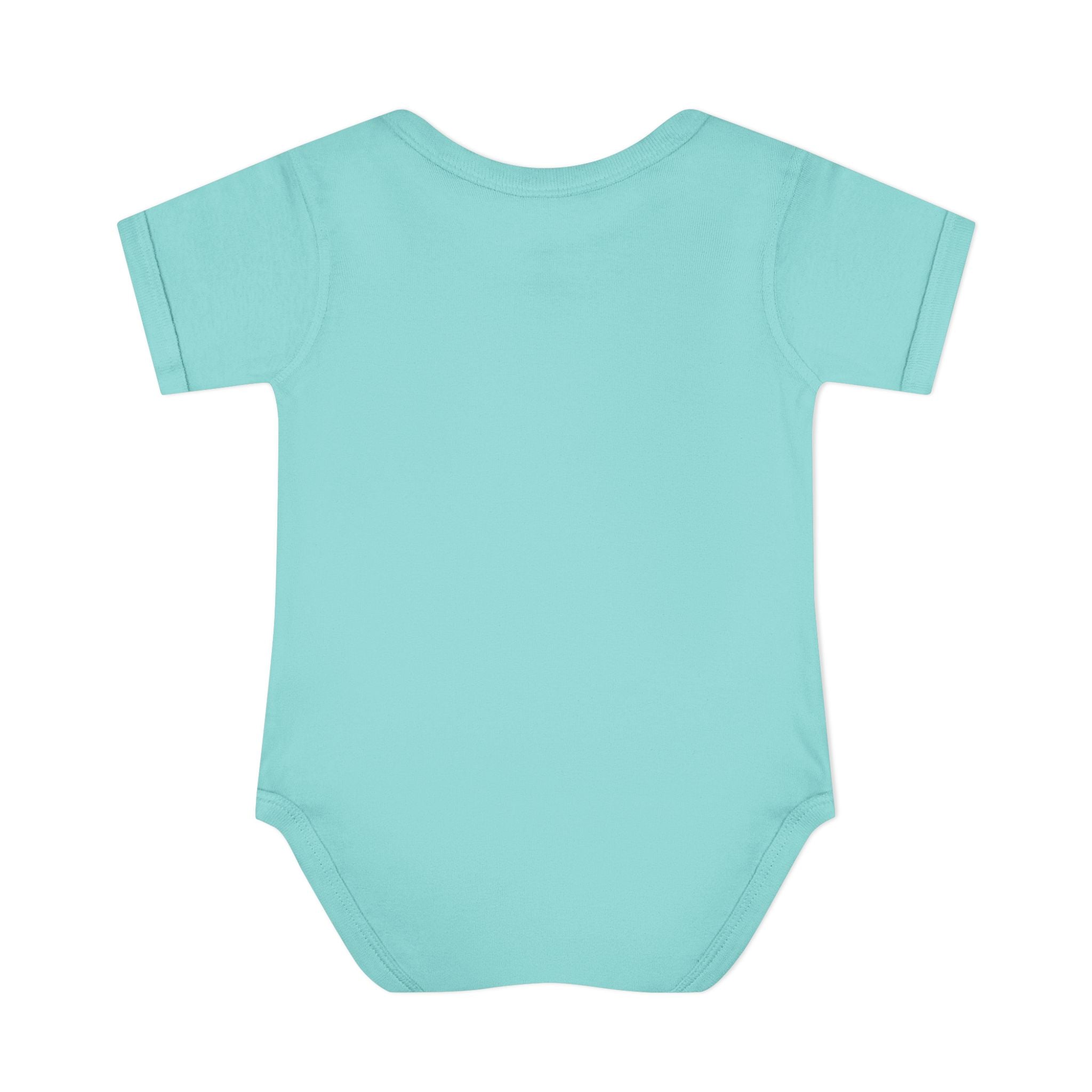 Baby Bodysuit - Cute Teddy Holding 'Love' Heart | Infant Valentine Onesie