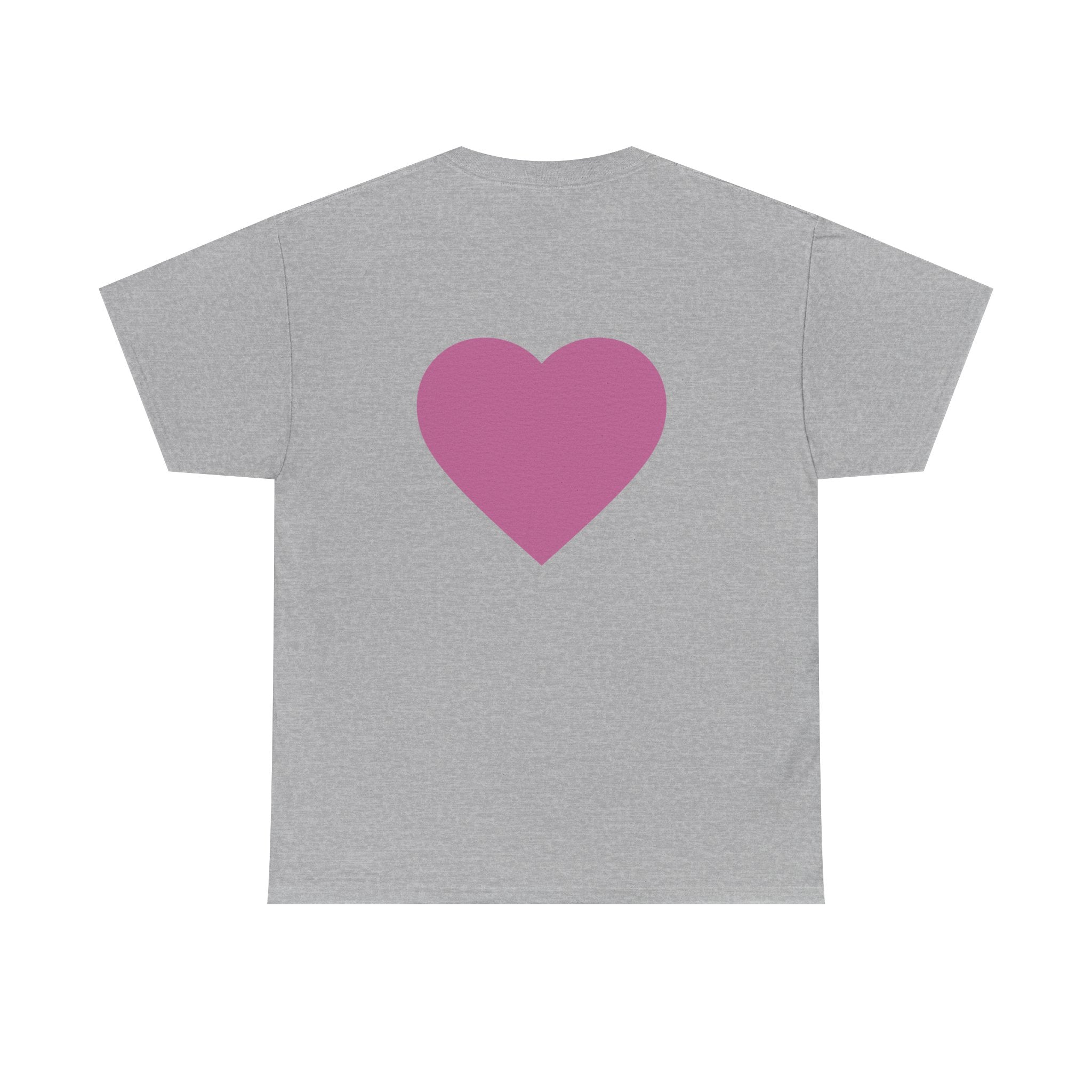 Best Mom Ever T-Shirt — Gradient Block Text Tee with Back Heart
