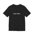 God First T-Shirt – Floral Lettering Christian Tee